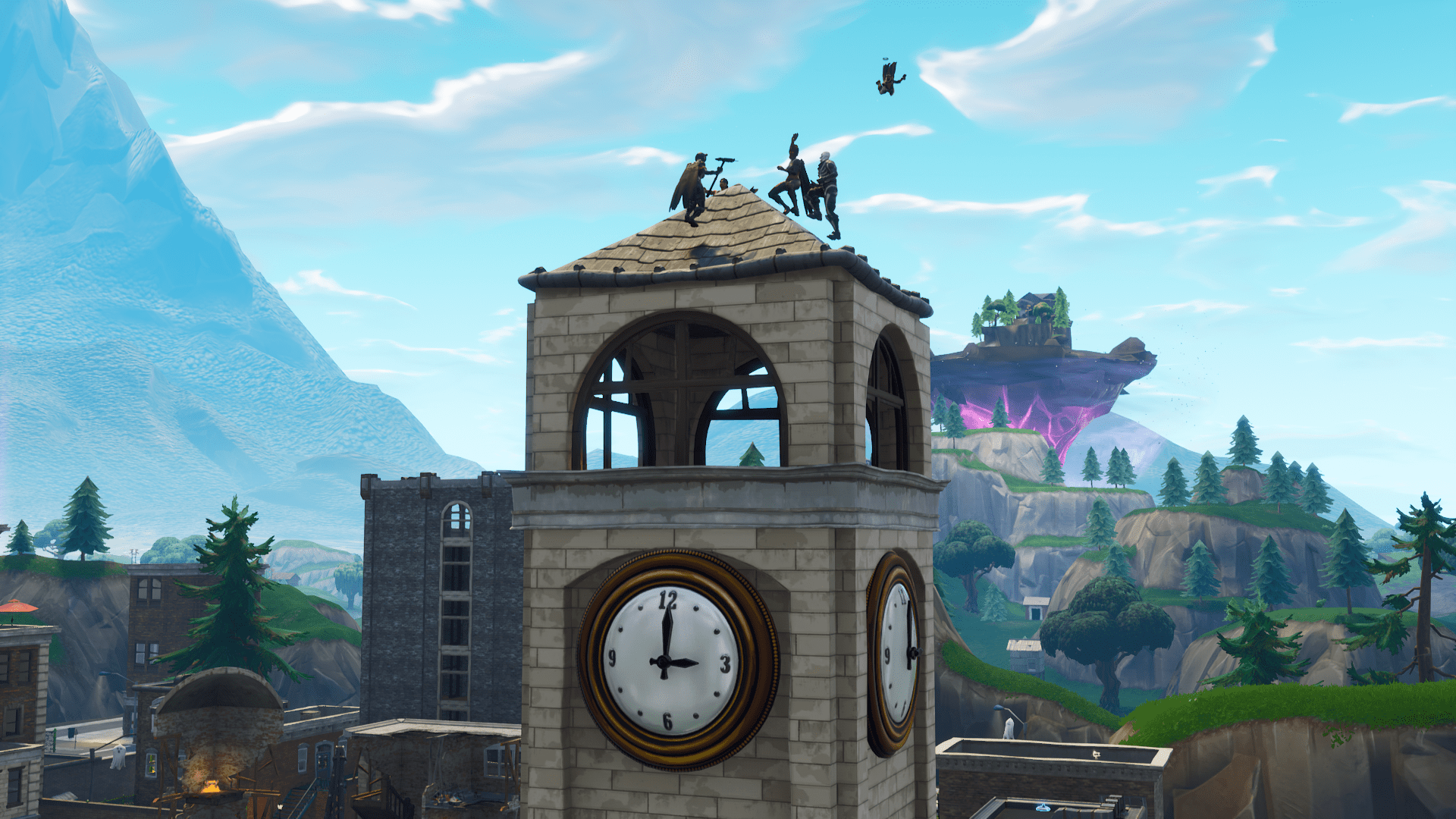 1920x1080 Fortnite Clock Tower Wallpaper