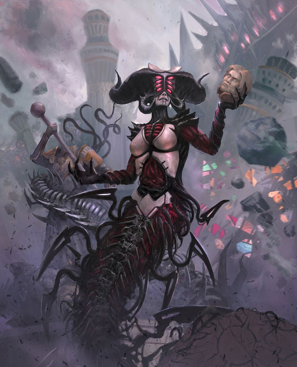 1013x1248 Sheoldred, Phyrexian Praetor, March of the Machine