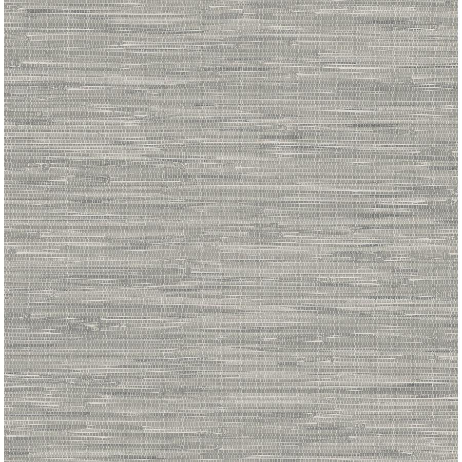 900x900 Shop NuWallpaper Gray Vinyl Grasscloth Wallpaper At Lowes Com