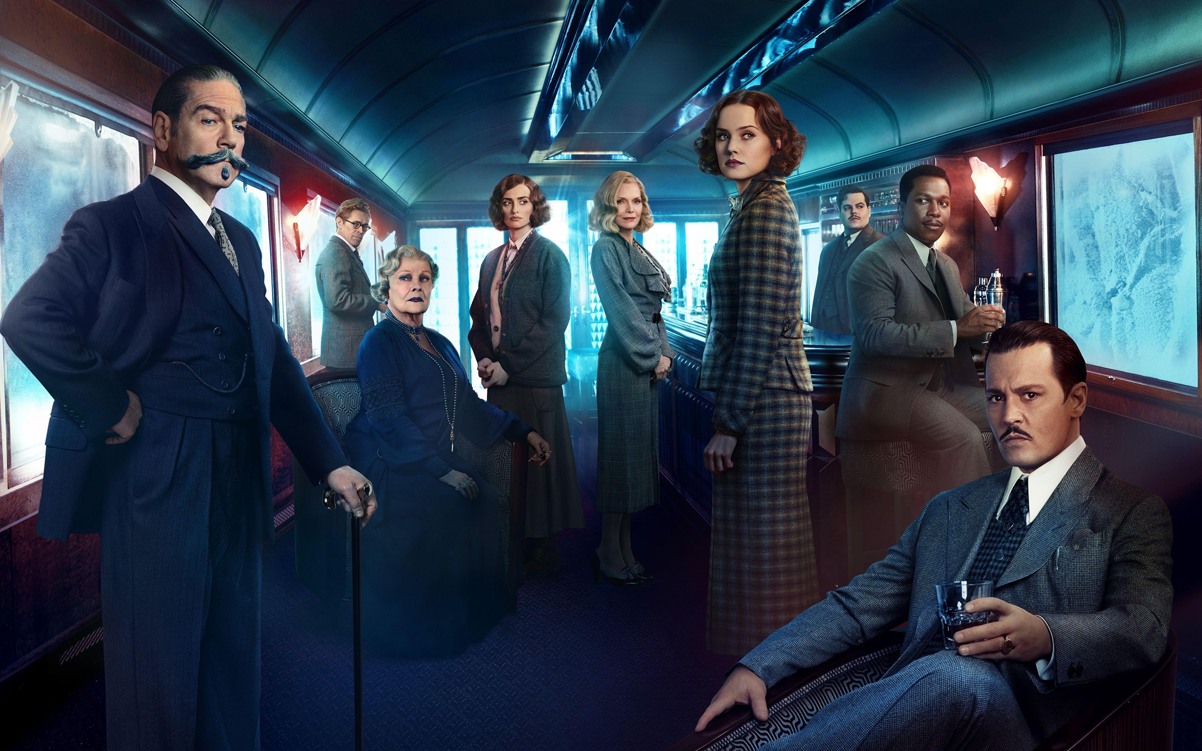 3840x2400 Image Murder on the Orient Express 2017 Men Kenneth 3840x2400