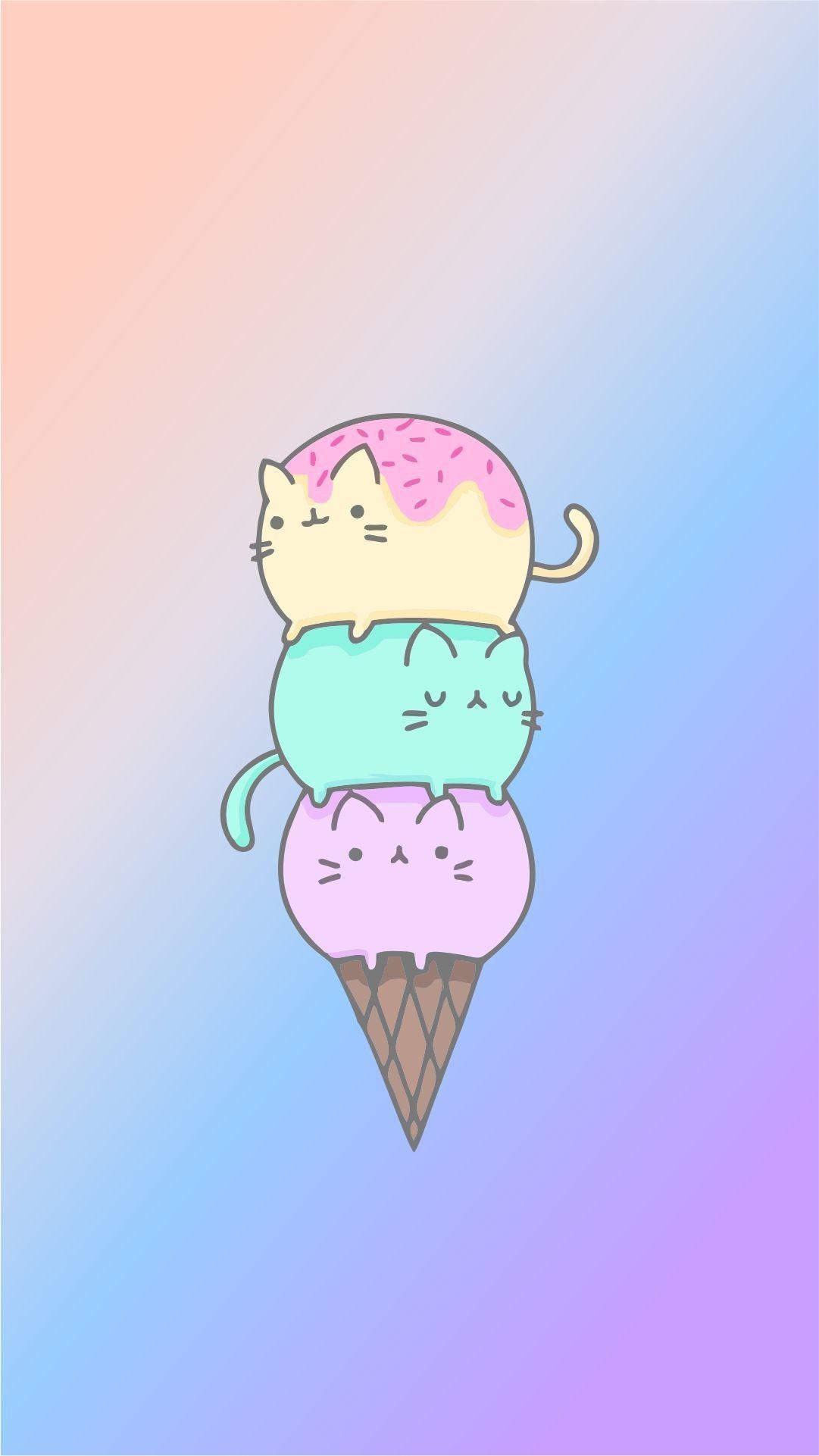 Download Cute Roblox Girl Pastel Ice Cream Wallpaper