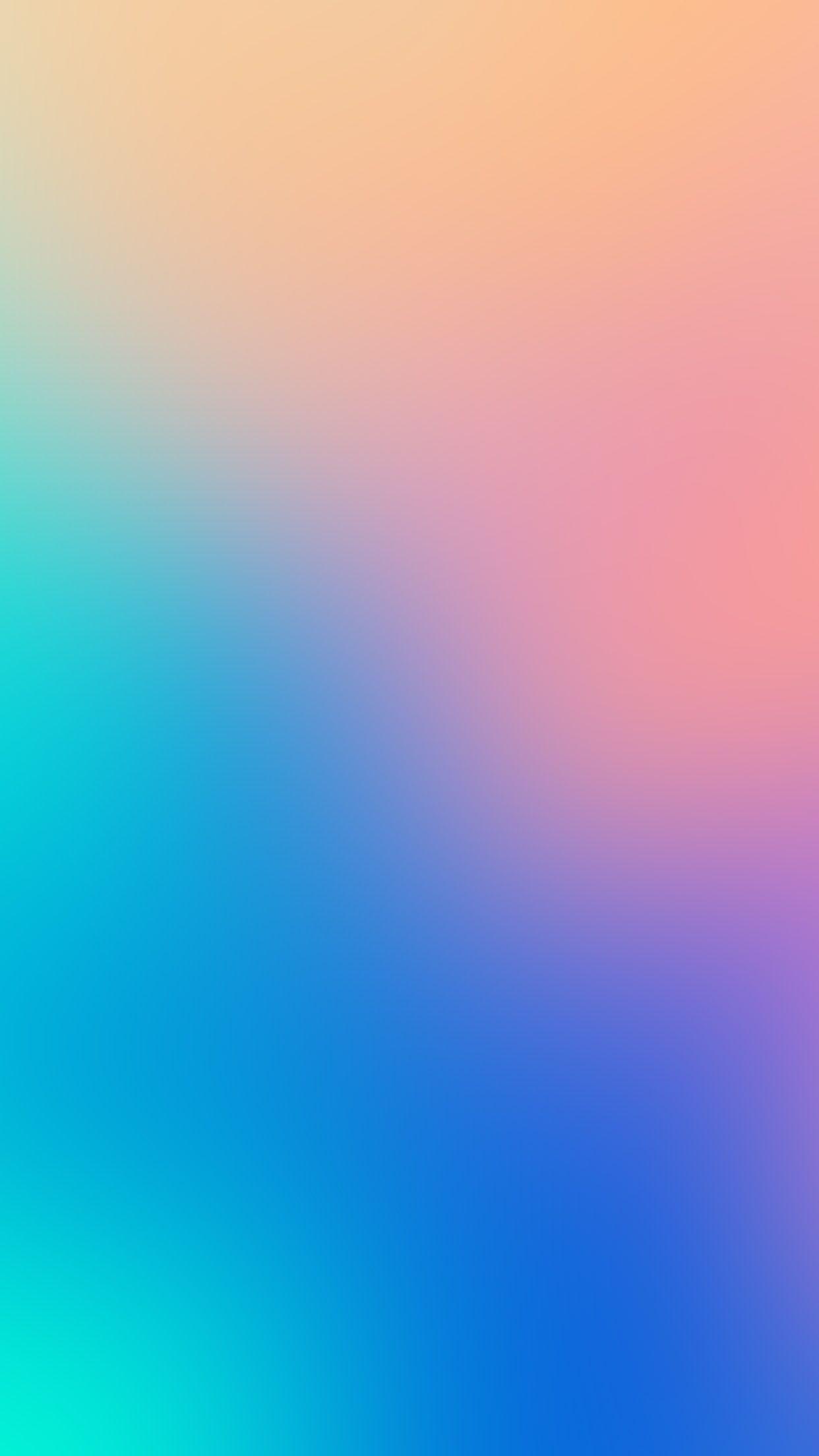 1242x2208 Pastel Icecream Gradation Blur Wallpaper