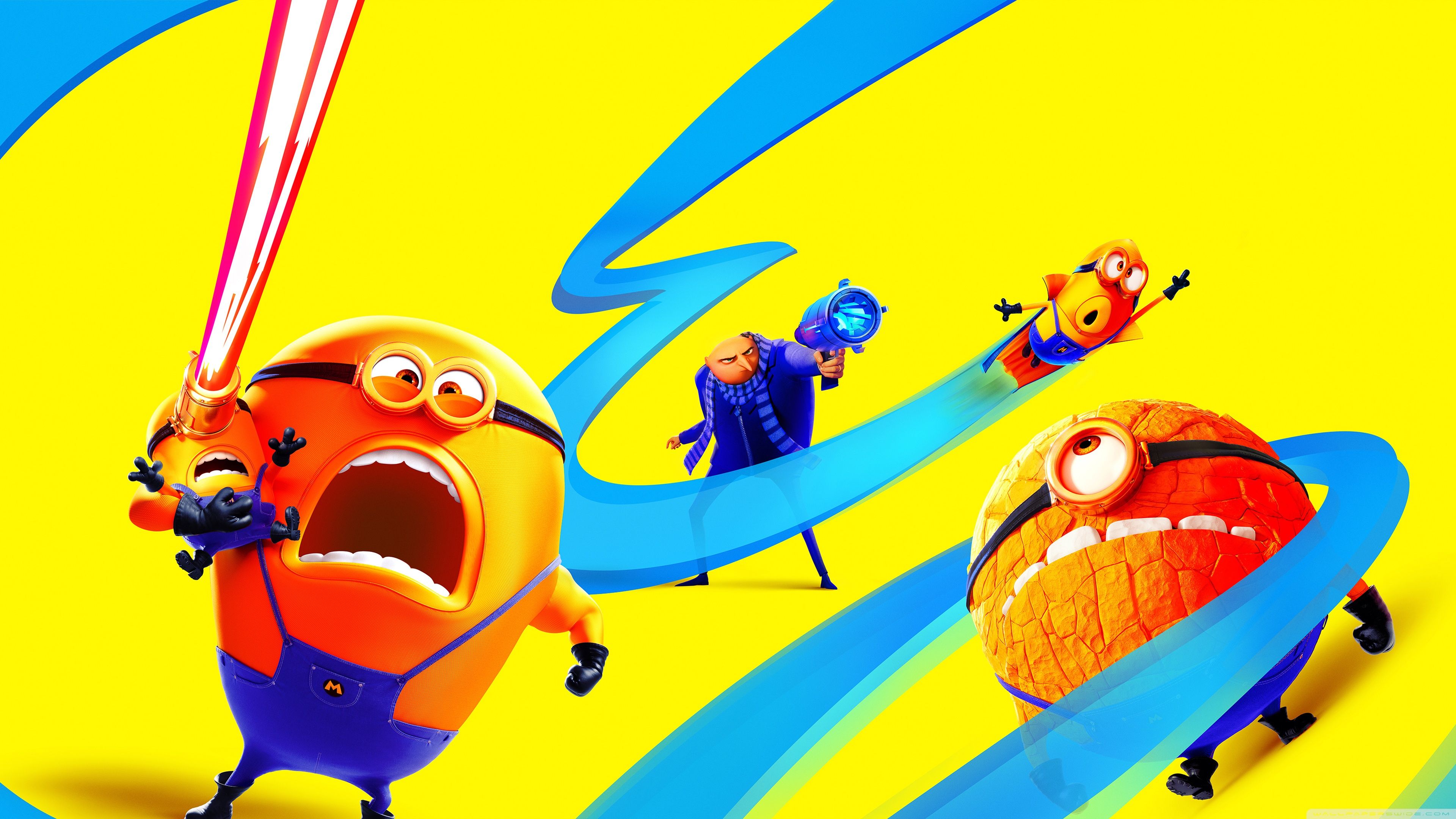 3840x2160 Despicable Me 4 Mega Minions 4K UHD Wallpaper for UltraHD Desktop and TV : Widescreen and UltraWide Display : Dual Monitor : Smartphone and Tablet Devices