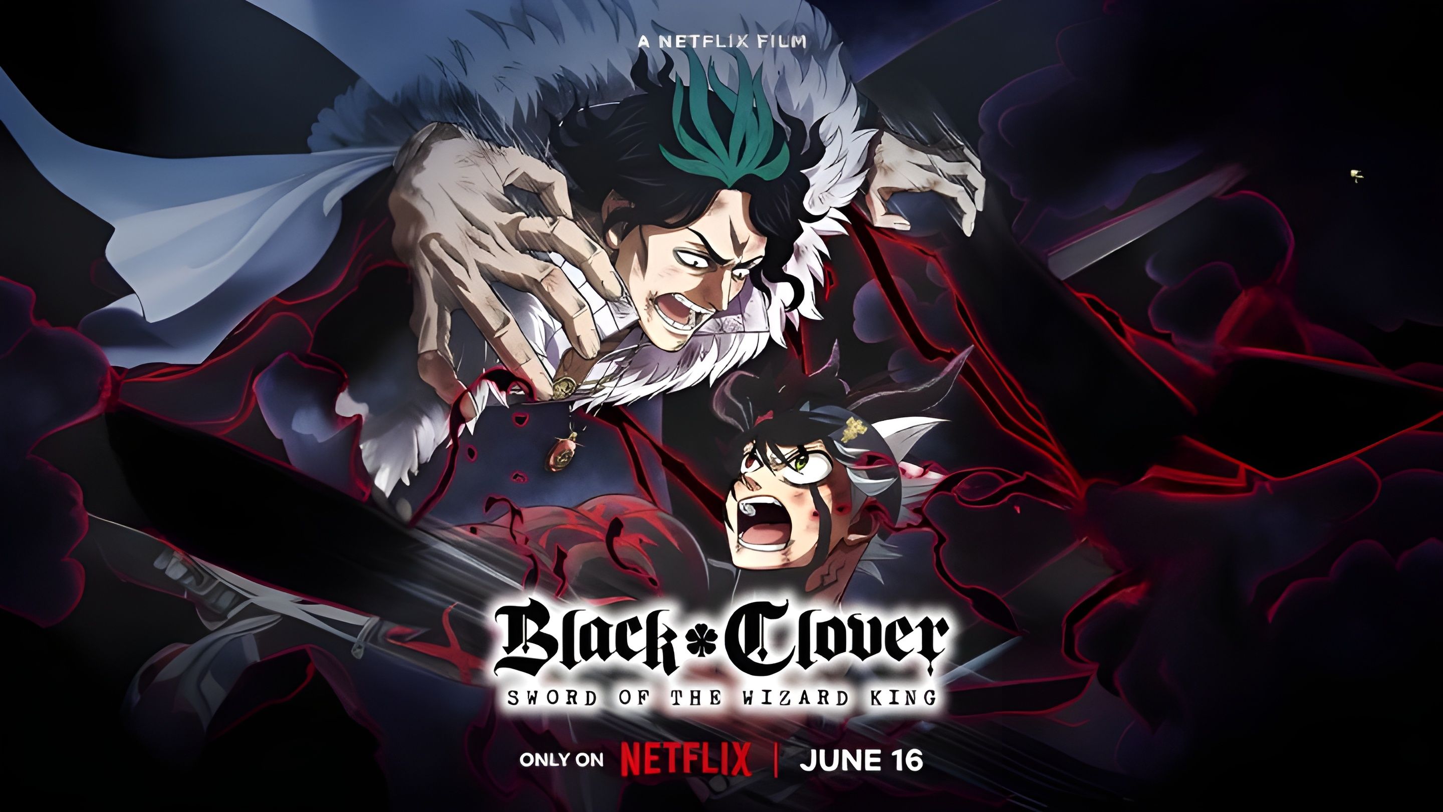 2880x1620 I recreated some Black Clover posters in desktop wallpaper