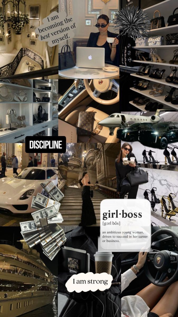 675x1200 Rich girl boss aesthetic wallpaper