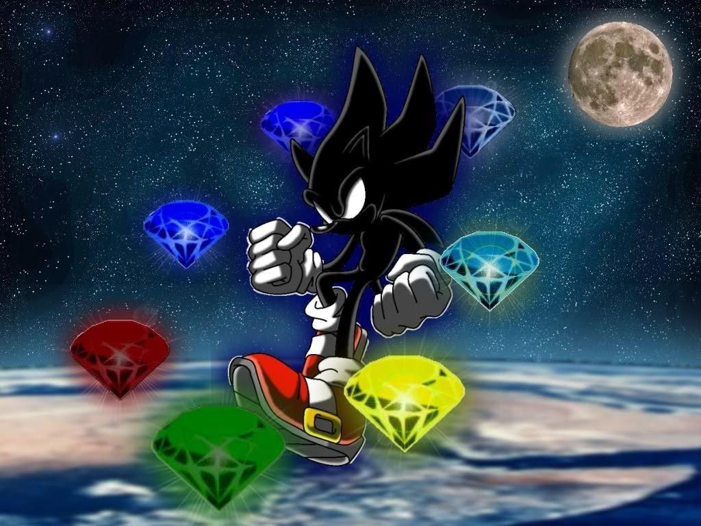 1024x768 Dark Sonic Vs Super Sonic Wallpaper