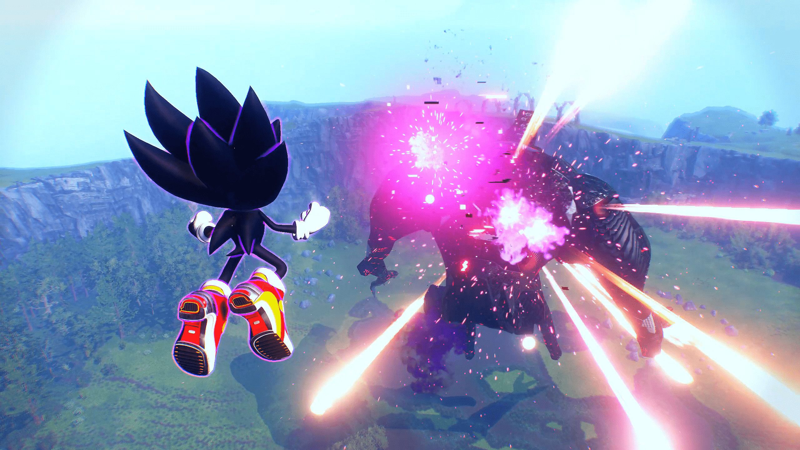 2560x1440 Dark Sonic Mod for Sonic Frontiers