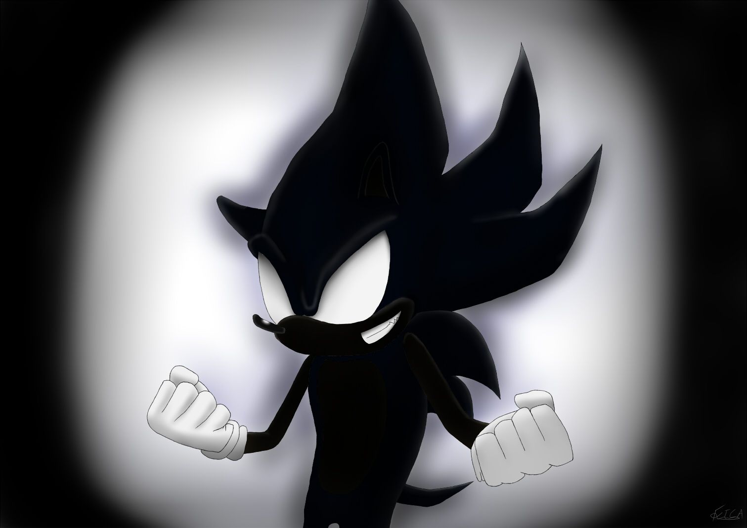 1511x1069 Dark Super Sonic by CrazyCreators on Newgrounds