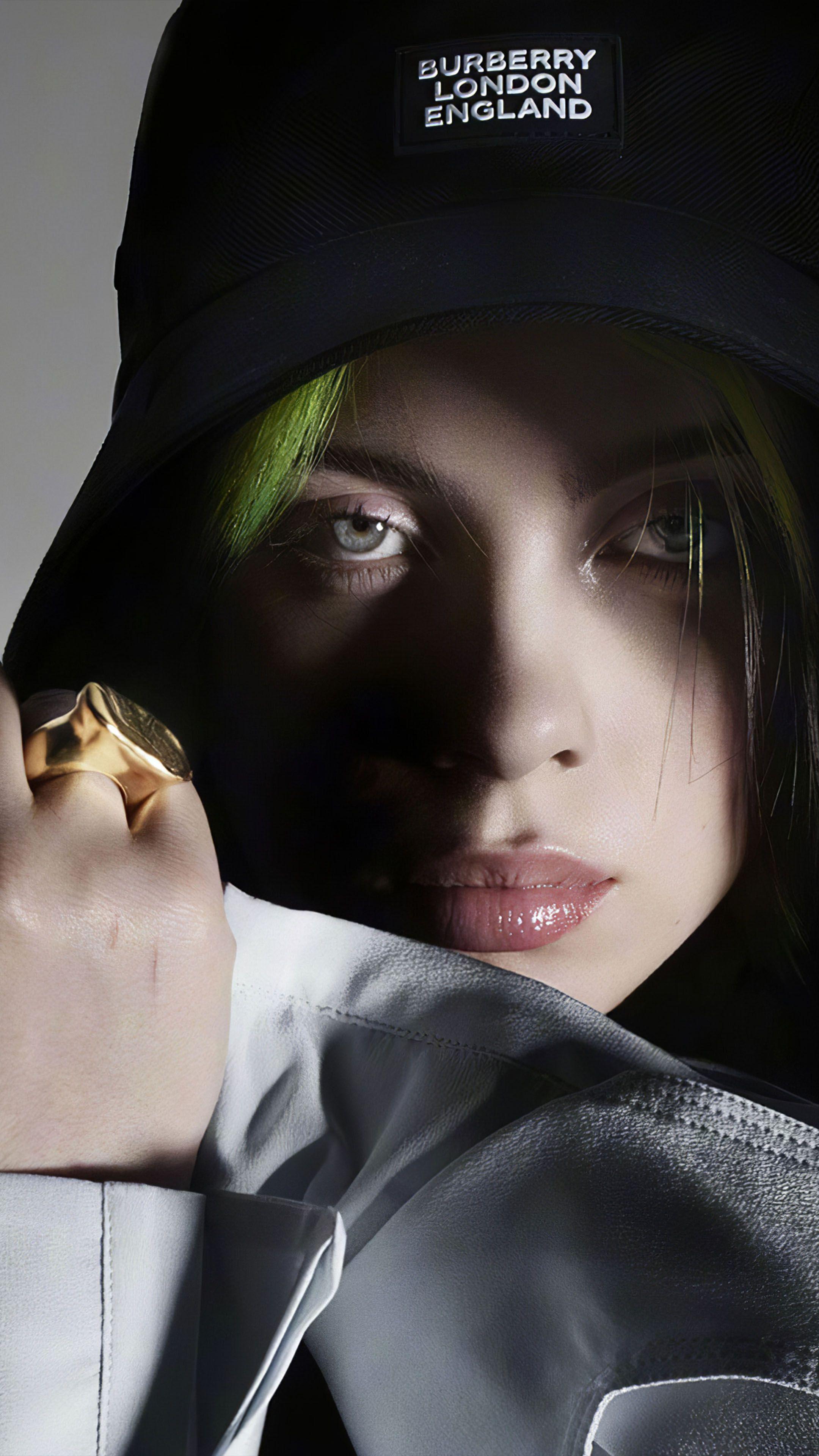 2160x3840 Billie Eilish Black Cap 4K Ultra HD Mobile Wallpaper