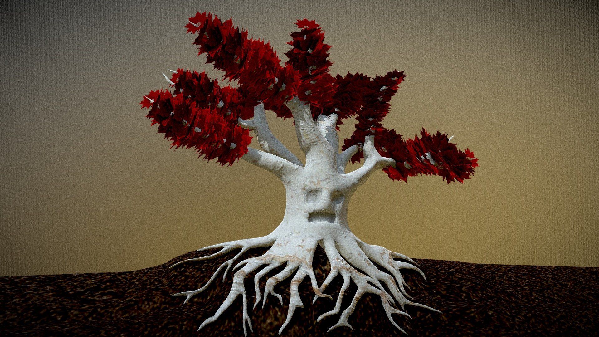 1920x1080 Weirwood Tree (Game of Thrones) Free 3D model by Yanez Designs [e5934b0]