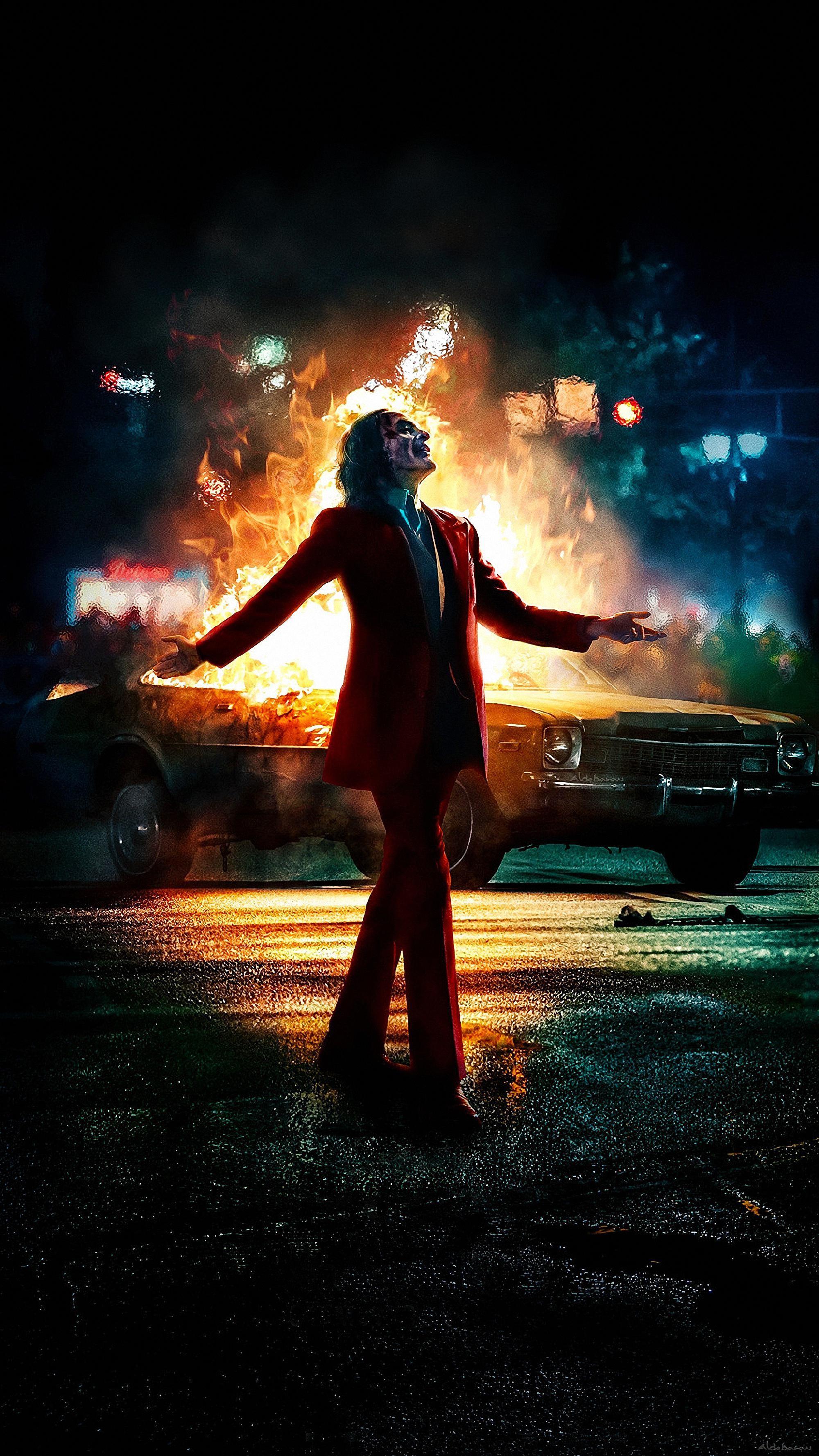 2000x3555 Film TV Joker Movie Poster IMAX Clean Version Full Image Size
