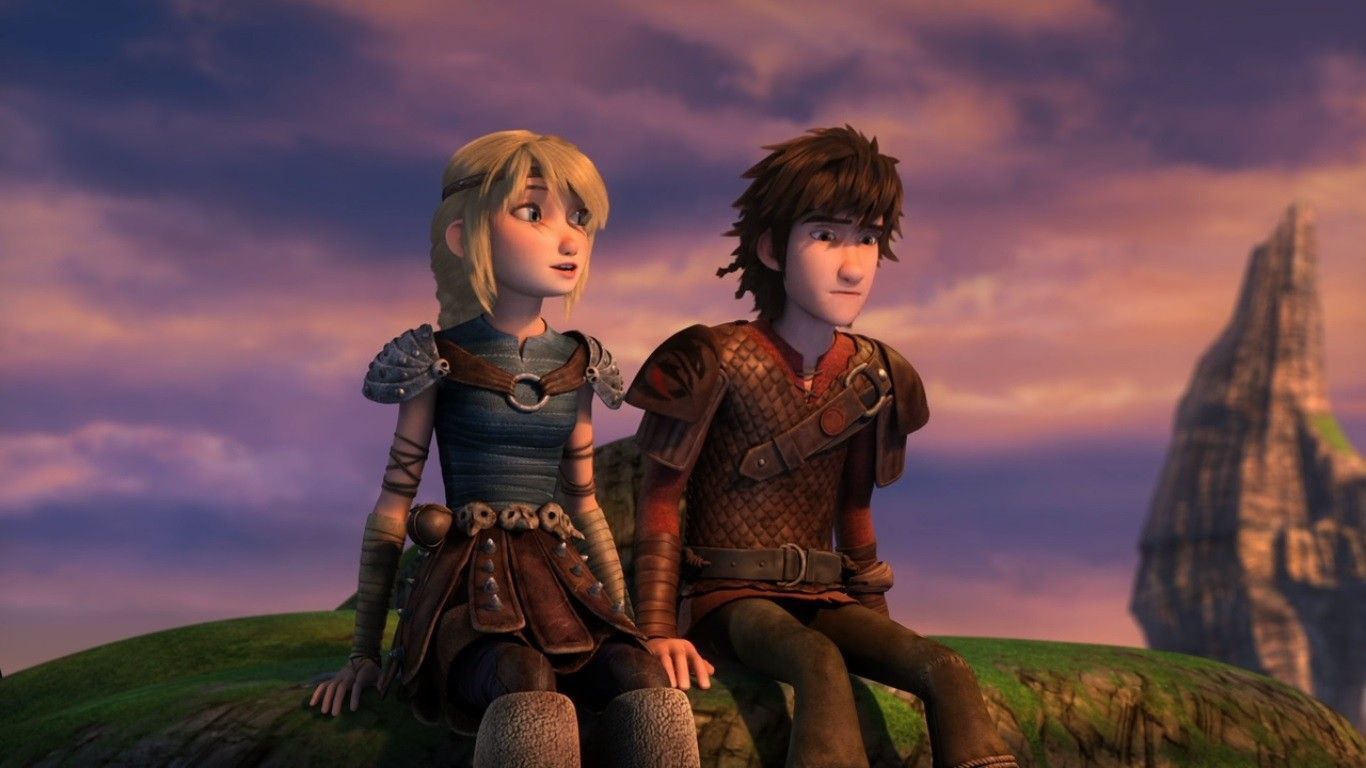 1366x768 Dragons Race To The Edge Wallpaper