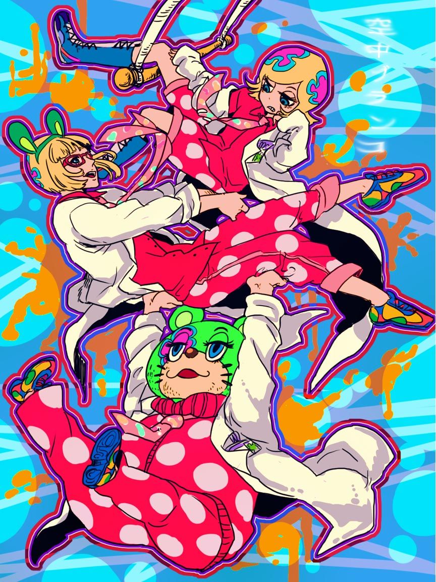 864x1152 Kuuchuu Buranko. Anime Image Board