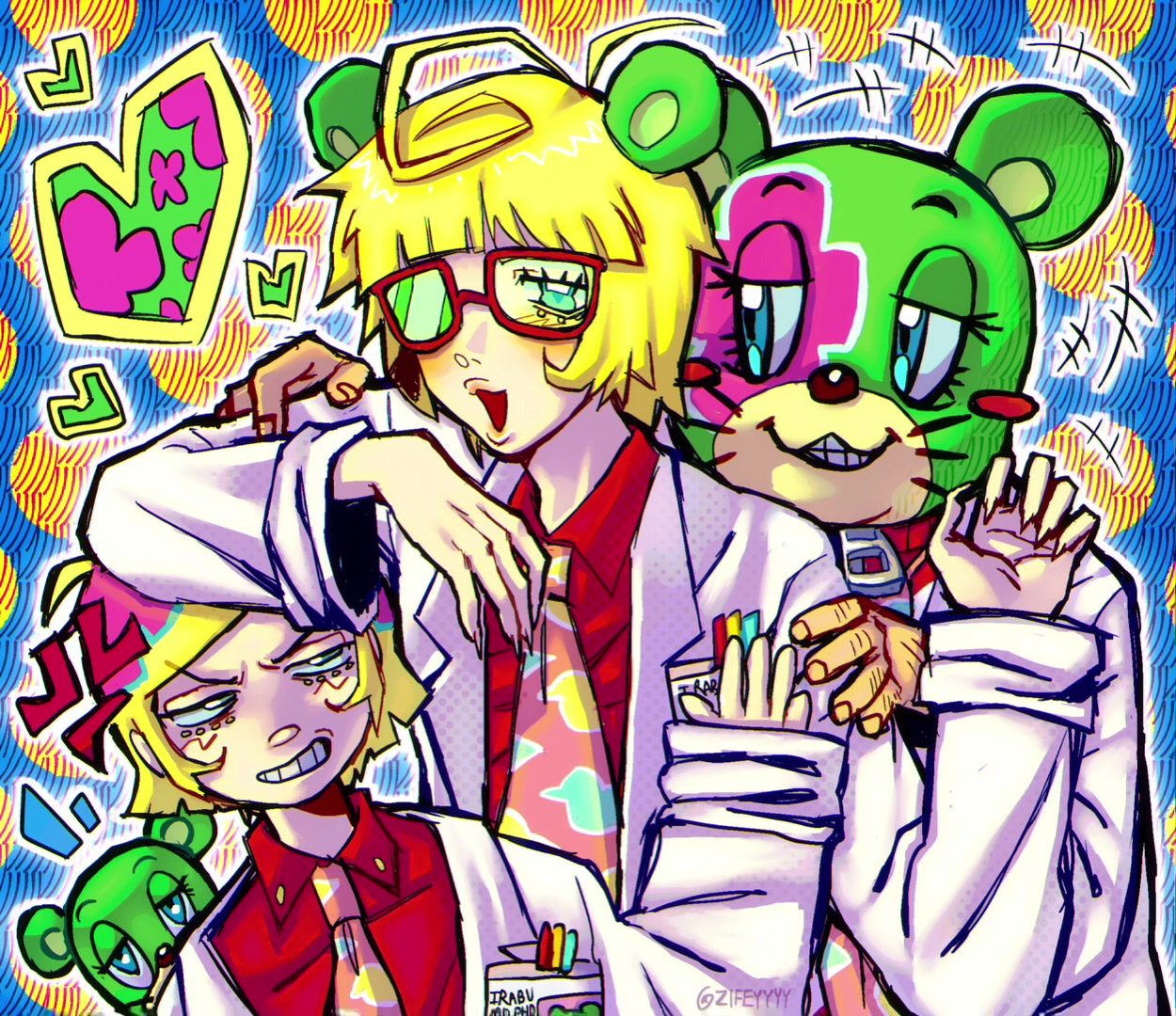 1250x1080 Exploring the Quirky World of Kuchuu Buranko Anime