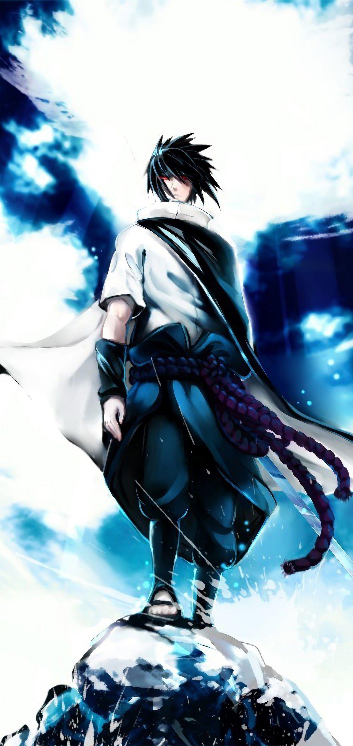 1440x3040 Sasuke Uchiha 4K Wallpaper