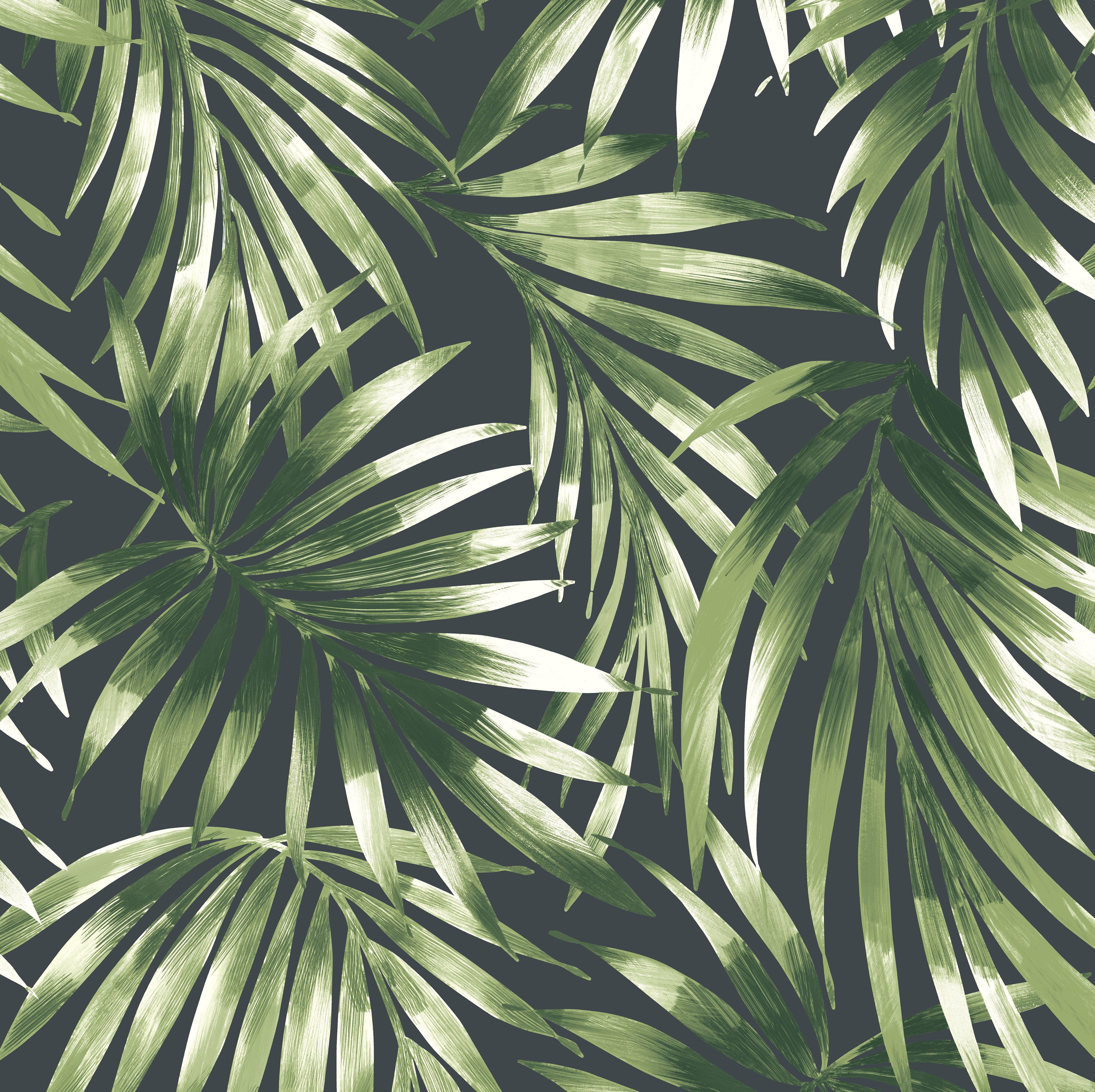 5000x4984 Bay Isle Home Doris Leaves 33' L x 20.5 W Wallpaper Roll