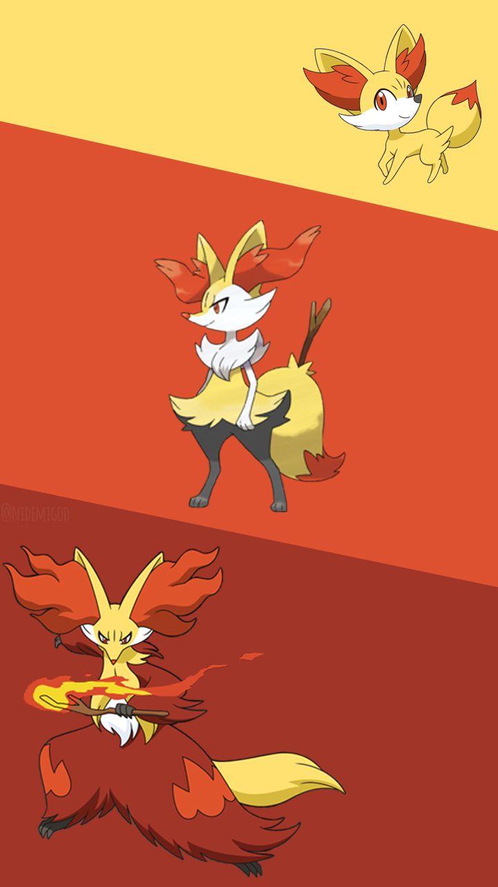 720x1283 Delphox Wallpaper