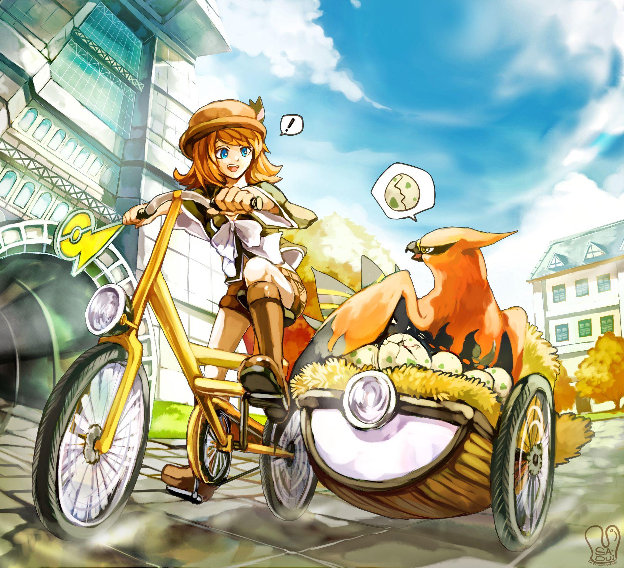 2056x1871 Serena And Talonflame (pokemon And 2 More) Drawn By Sa Dui
