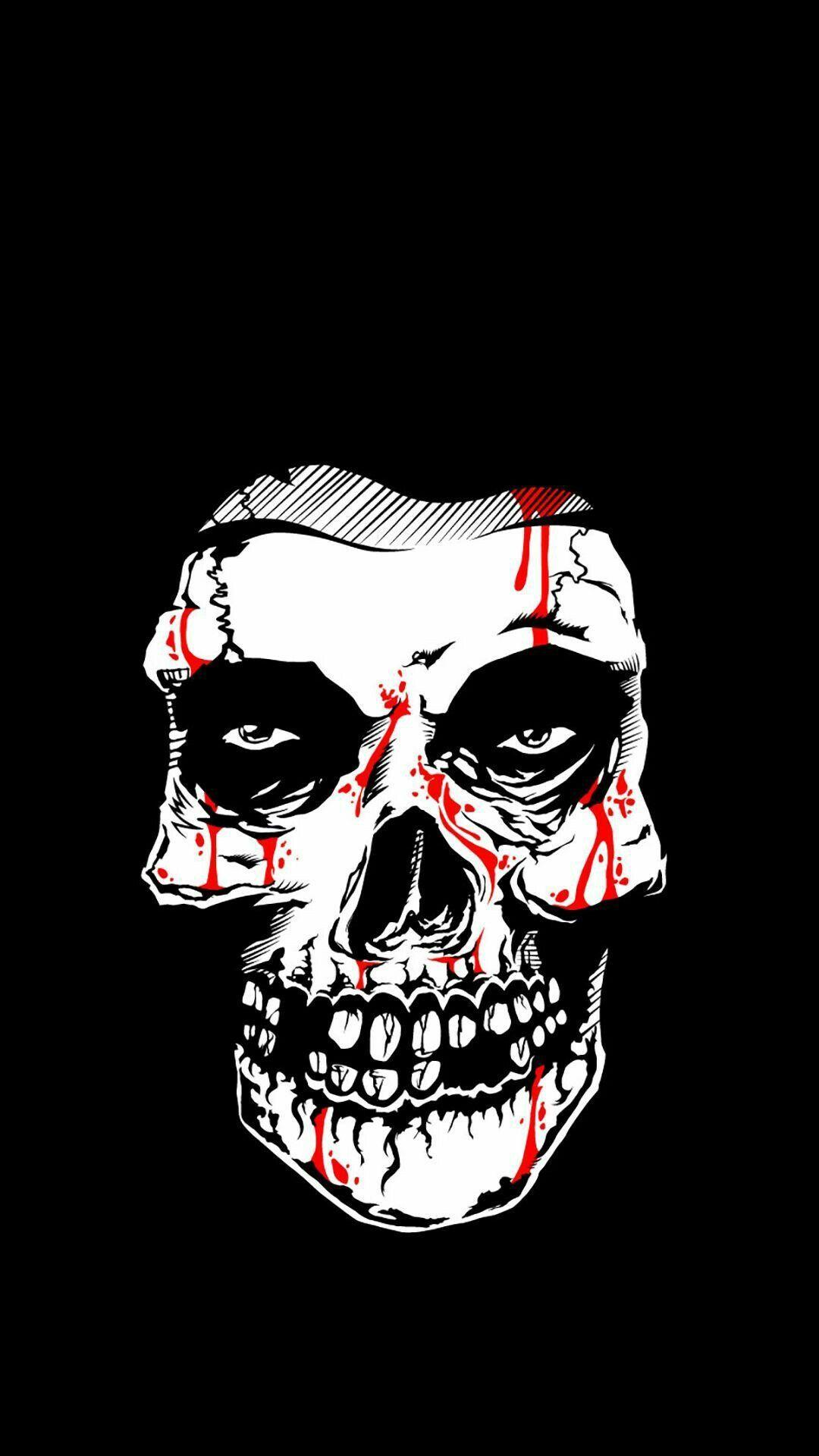1080x1920 Phone Background 25. Skull wallpaper, Dark wallpaper, Black background