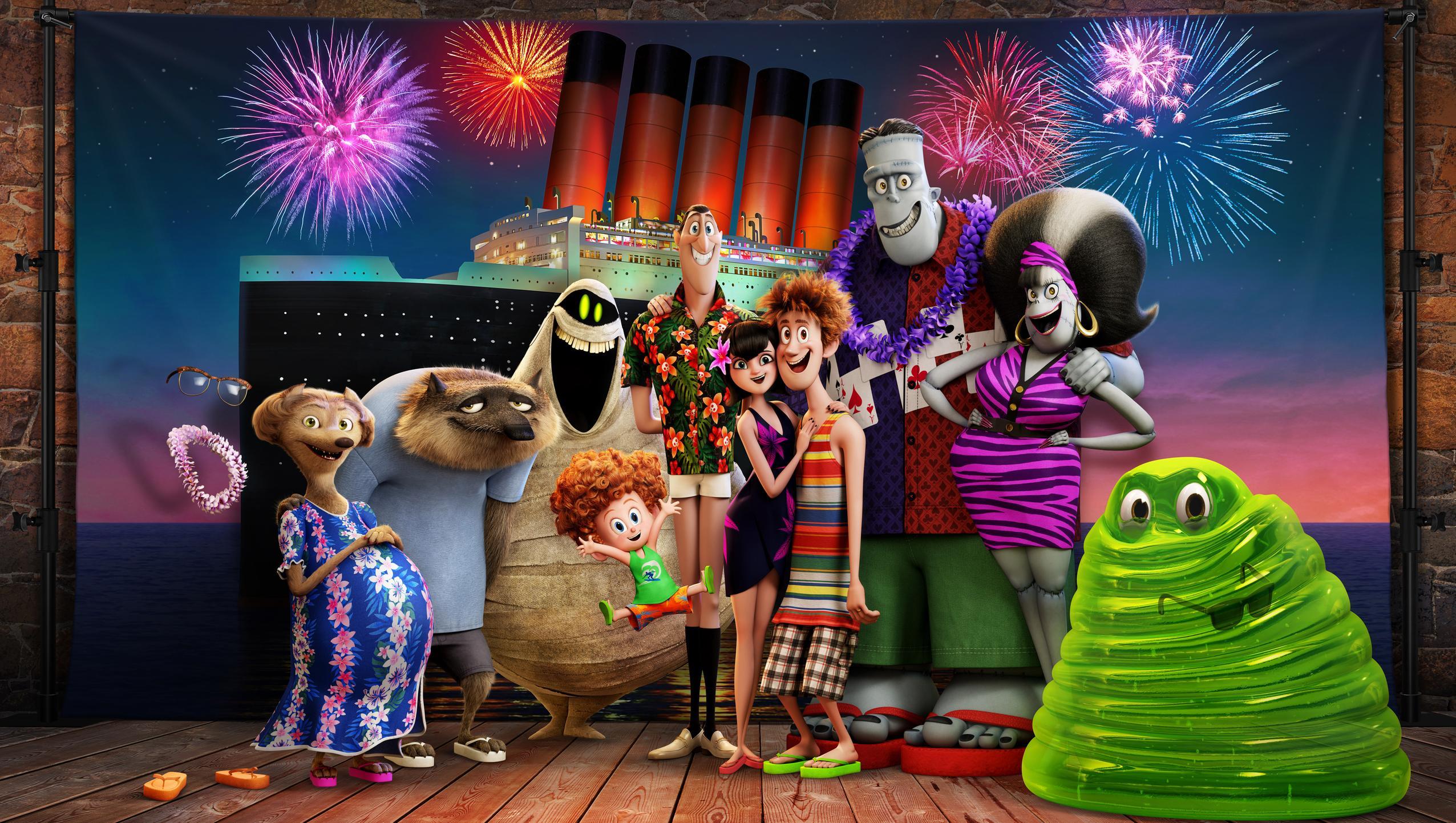 2552x1442 Hotel Transylvania 3: Summer Vacation (2018) Desktop Wallpaper