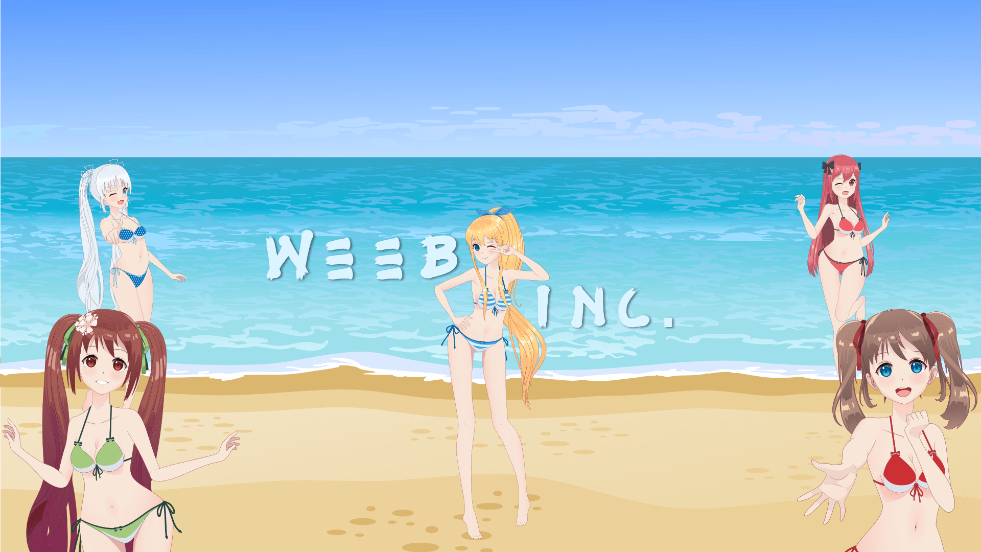 1920x1080 Weeb Inc. Summer Desktop Wallpaper Download Inc