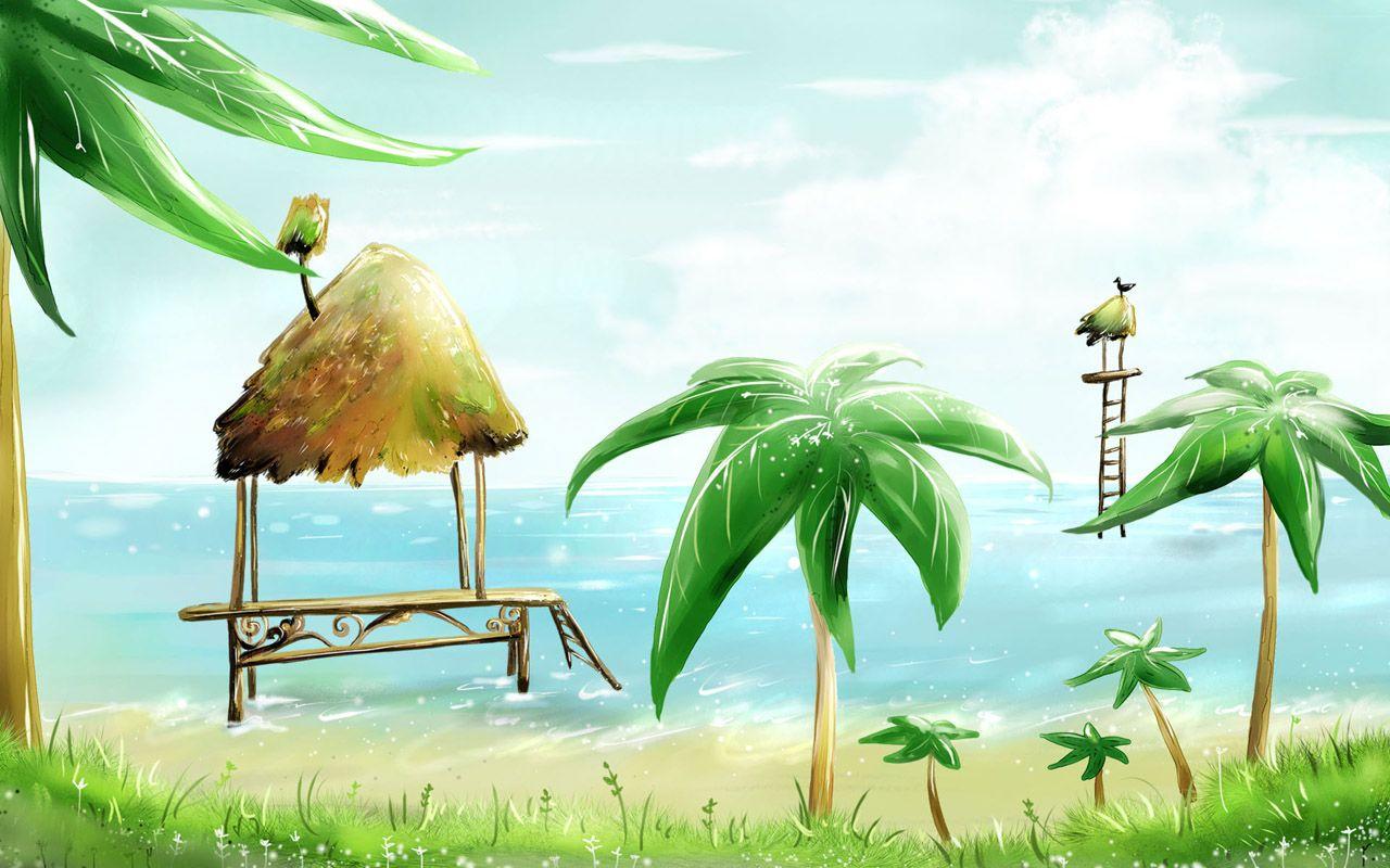 1280x800 Art Illustrations Paintings Fiaryland Wallpaper