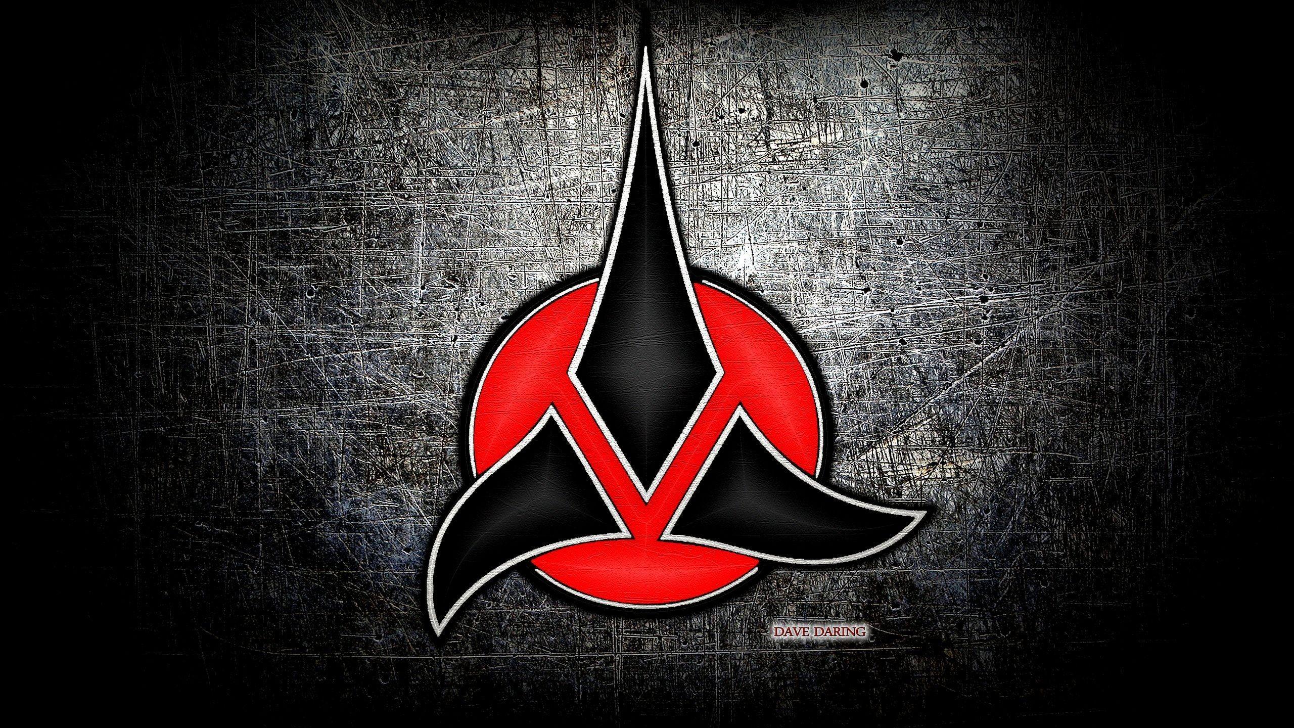 2560x1440 Klingon Symbol Wallpaper