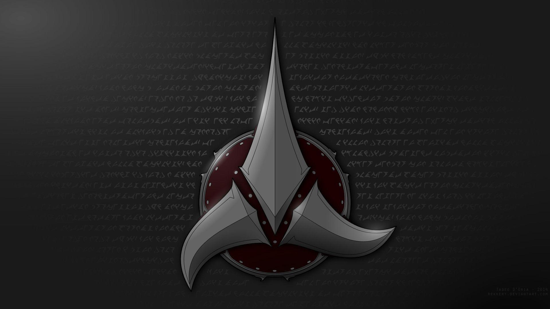 1920x1080 Klingon Symbol Wallpaper