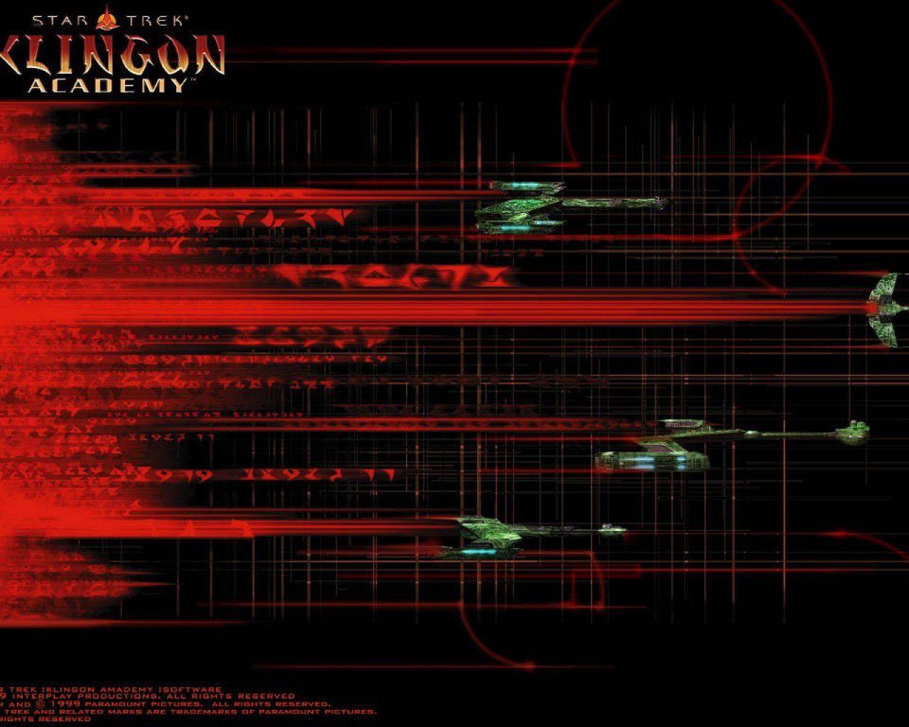 1280x1024 X Trek Klingon Academy Wallpaper