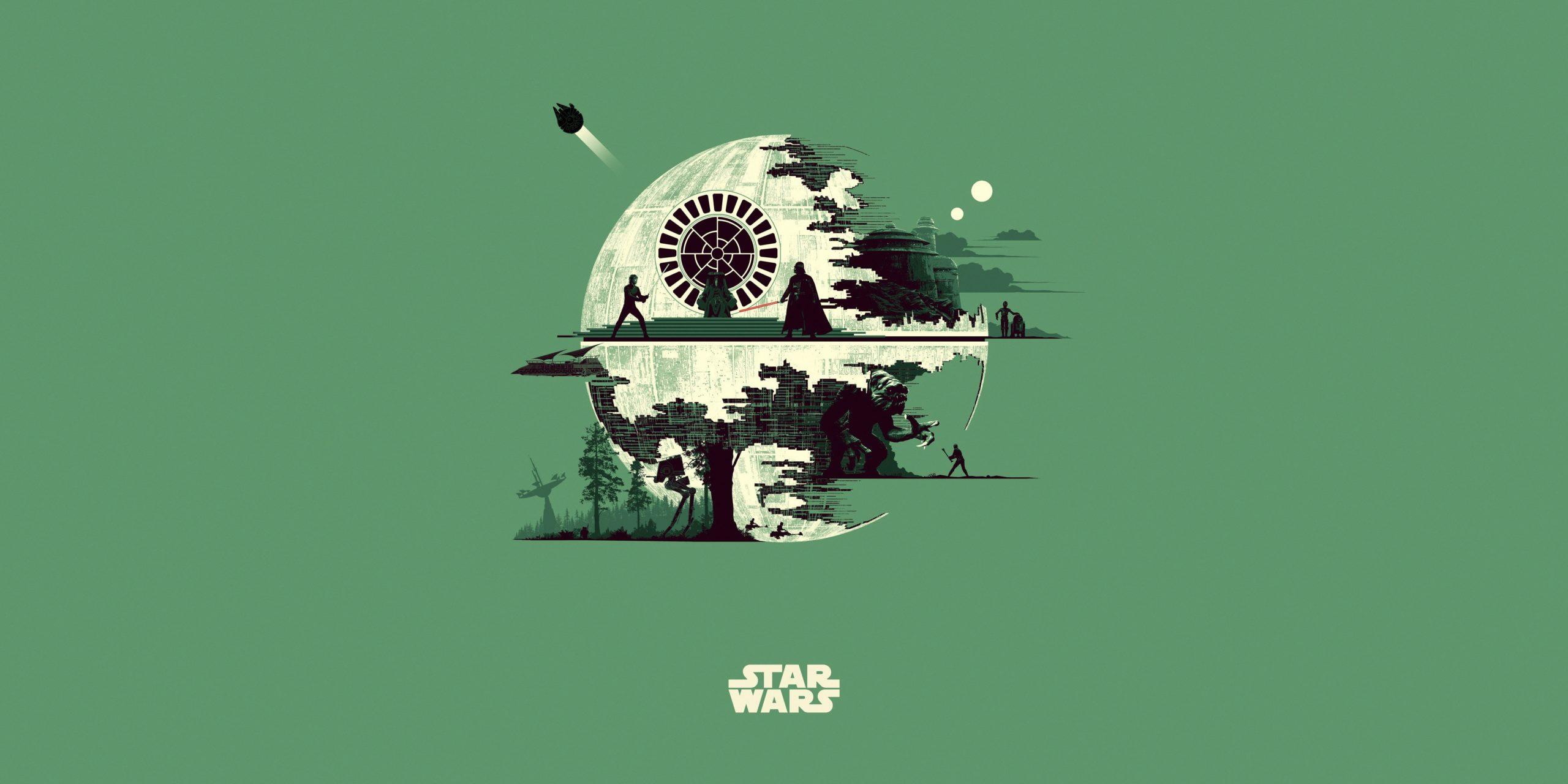 2560x1280 HD Star Wars Skywalker Saga Minimal 5000×2500 Scaled