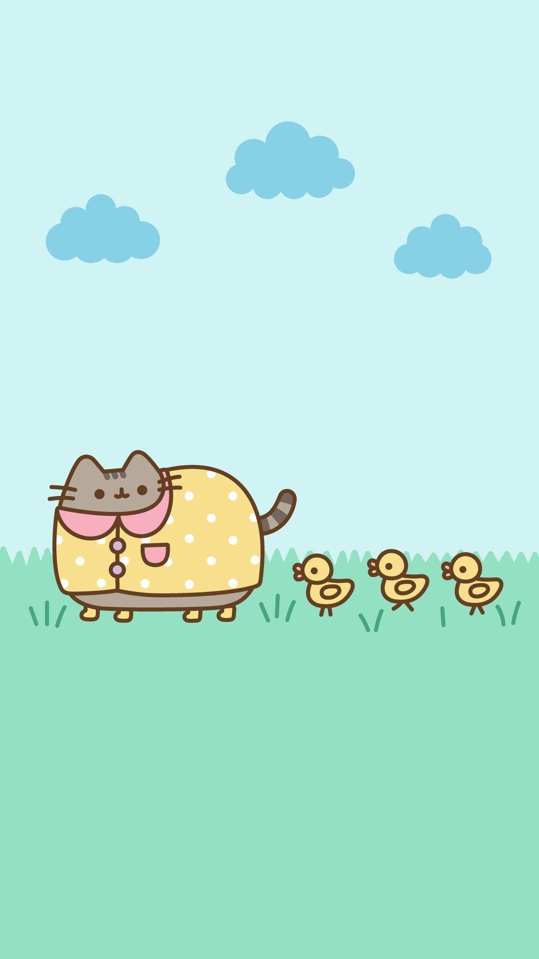 1080x1920 Background. Pusheen cute, Pusheen cat