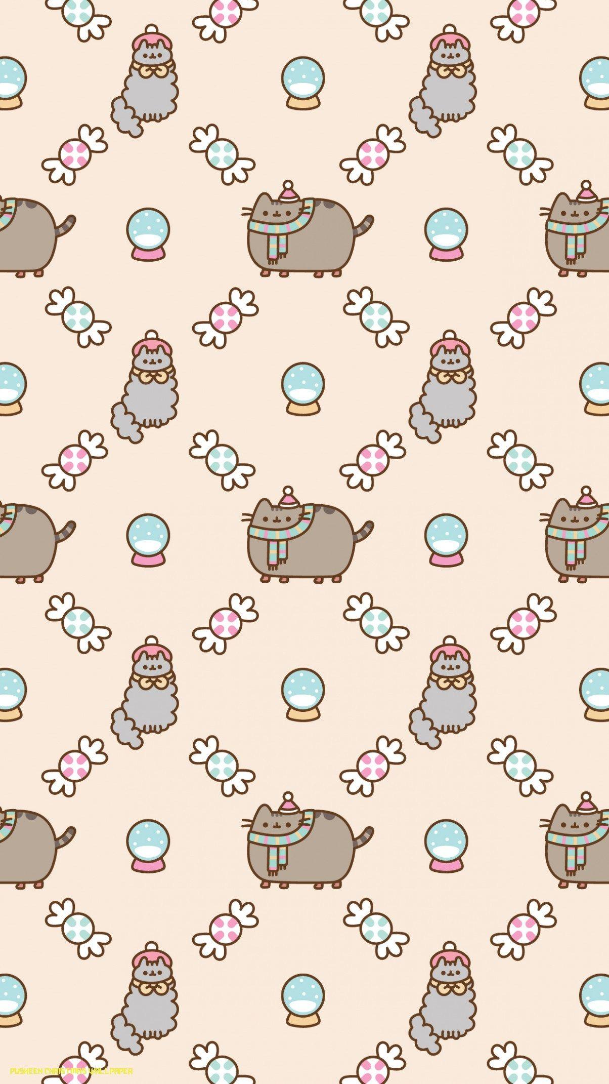 1204x2141 Free Christmas Pusheen Android and iPhone® Wallpaper