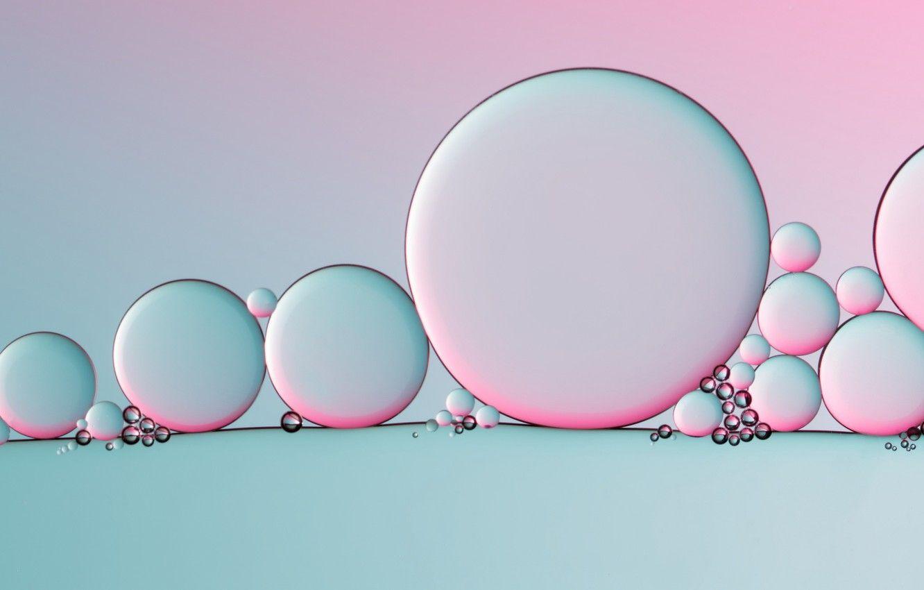 1332x850 Wallpaper circles, oil, pastel image for desktop, section макро