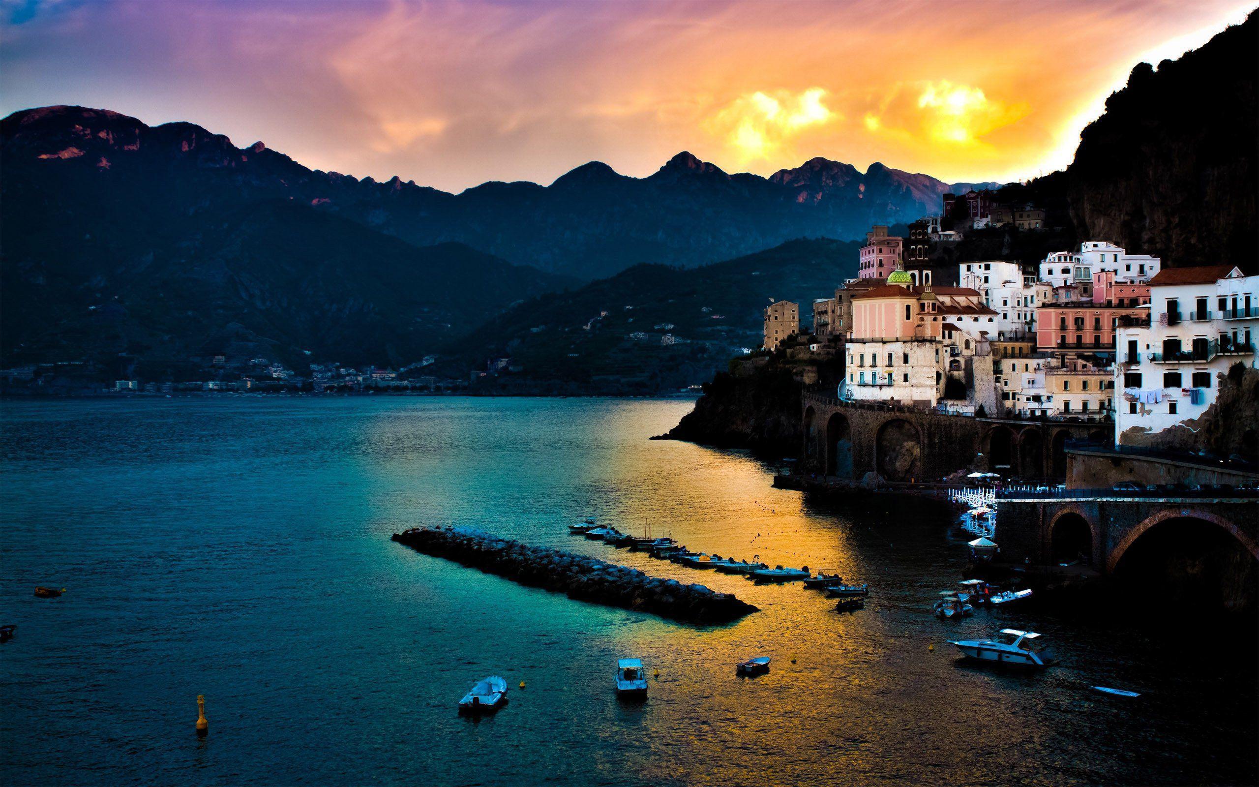 2560x1600 Beautiful coastal towns of Italy Positano in Amalfi coast