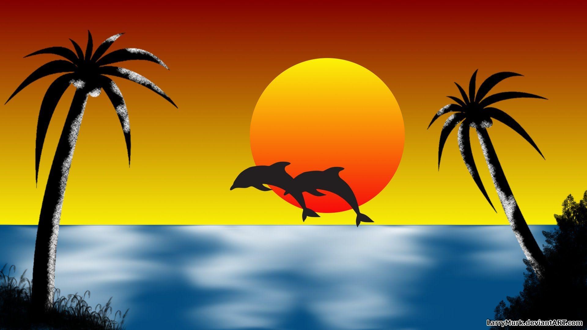 1920x1080 Trends Ideas Sunset Drawing Easy Oil Pastel
