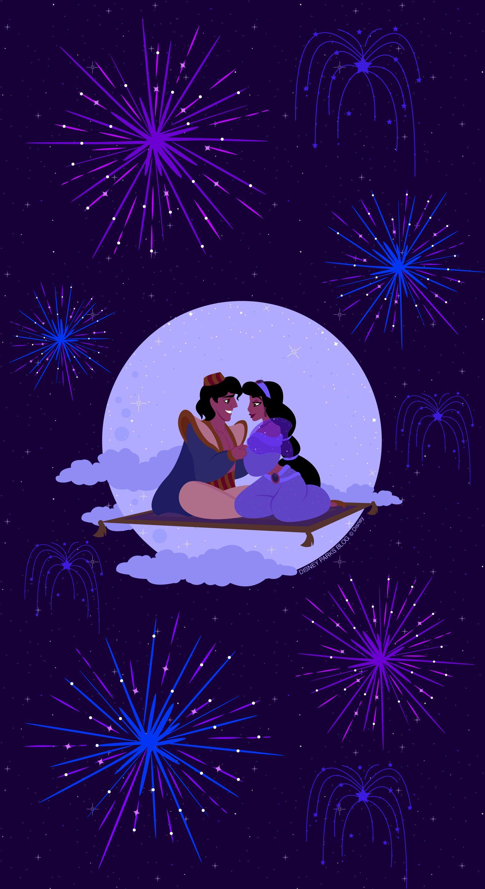 1579x2890 Ring In The New Year With Our Disney Fireworks Inspired Wallpaper