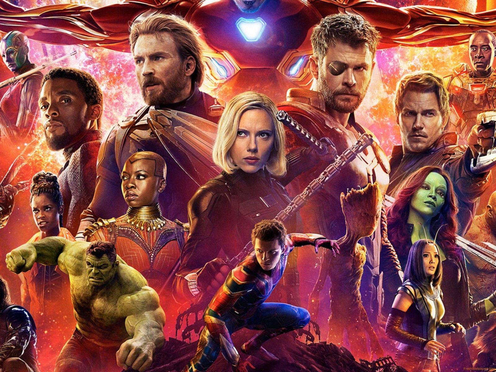 1600x1200 Avengers Infinity War 2018 Poster 4k wallpaper