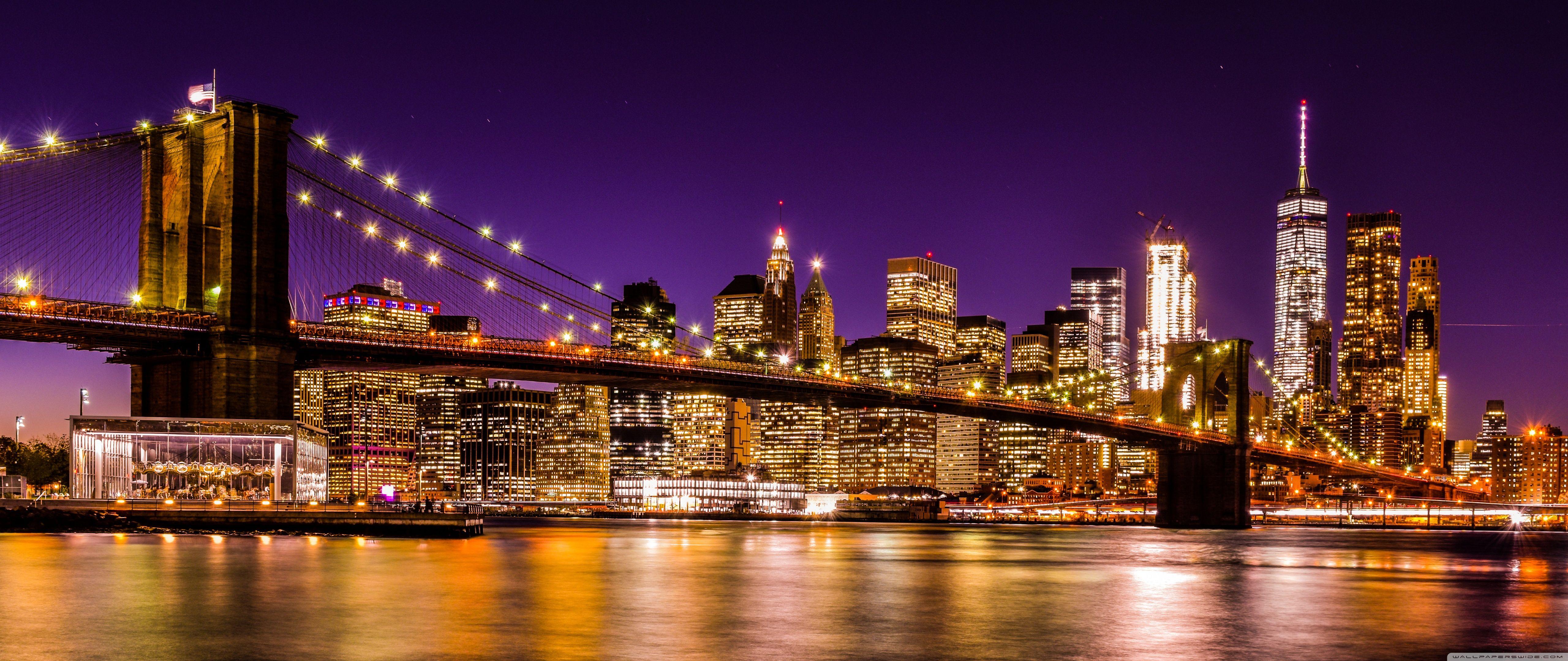 Brooklyn Bridge Night Wallpapers - Top Free Brooklyn Bridge Night  Backgrounds - WallpaperAccess