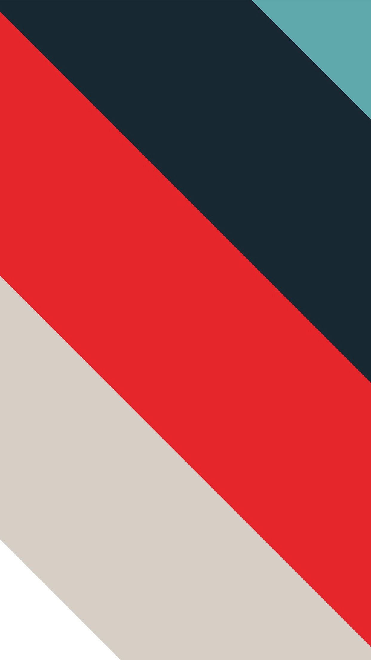 1242x2208 Blue Red Stripe Minimal Pattern Wallpaper