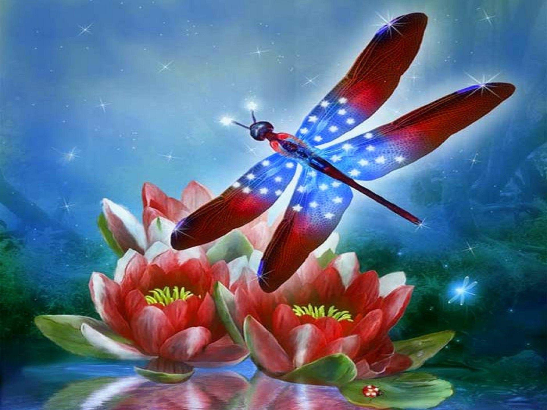 1920x1440 Flowers: Beloved Seasons Lotus Brilliant Creative Art Pre Sparkle