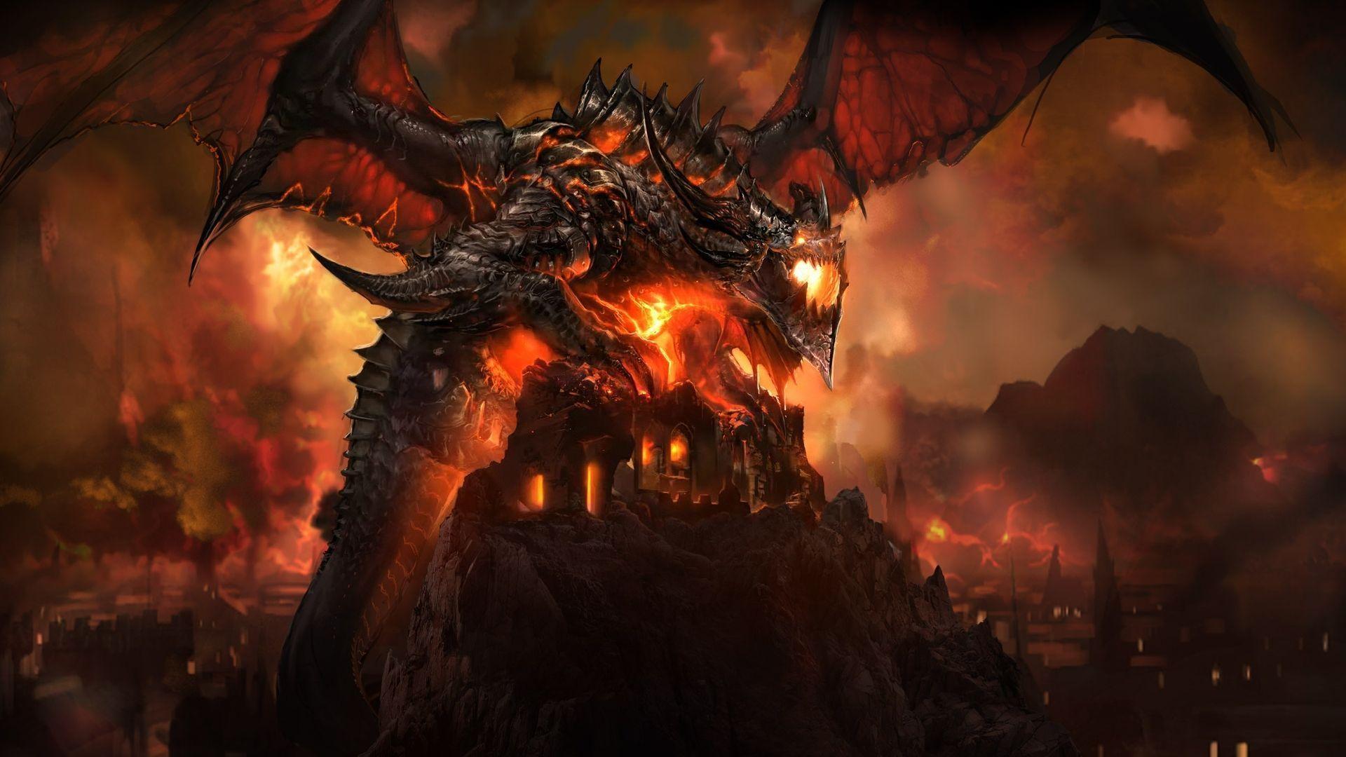 1920x1080 Fire Dragon Image • dodskypict
