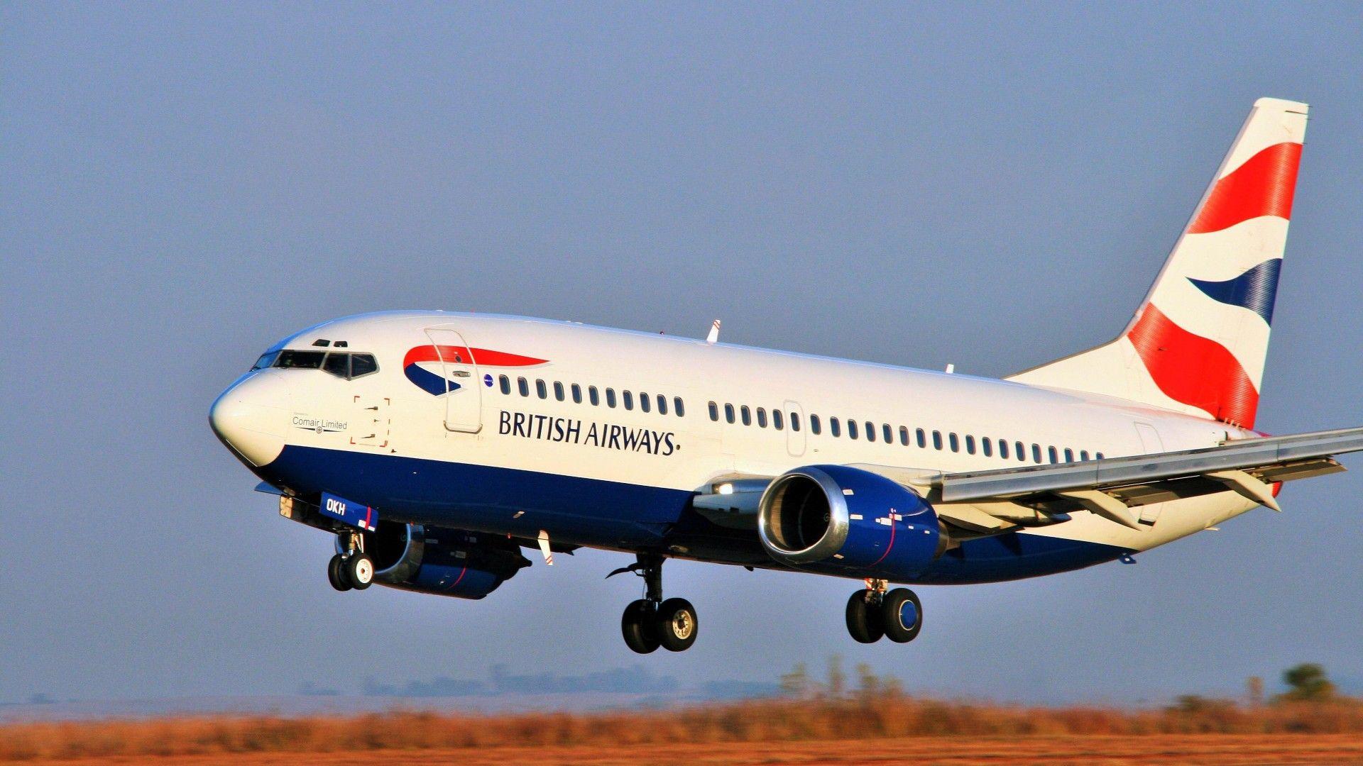1920x1080 The Boeing 777 of British Airways is preparing to remove