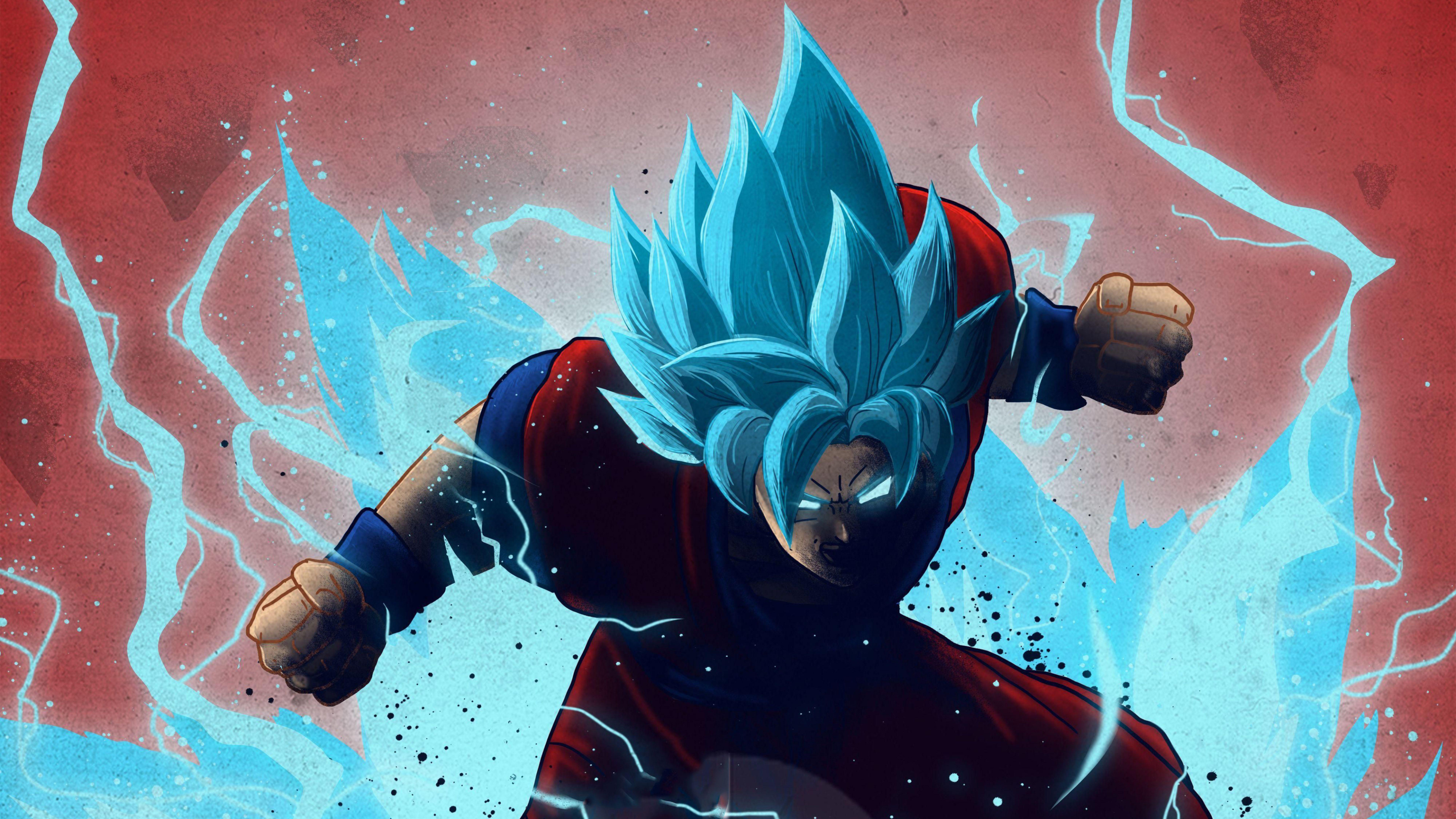 7680x4320 Goku Dragon Ball 4K Art 8K Wallpaper, HD Anime 4K