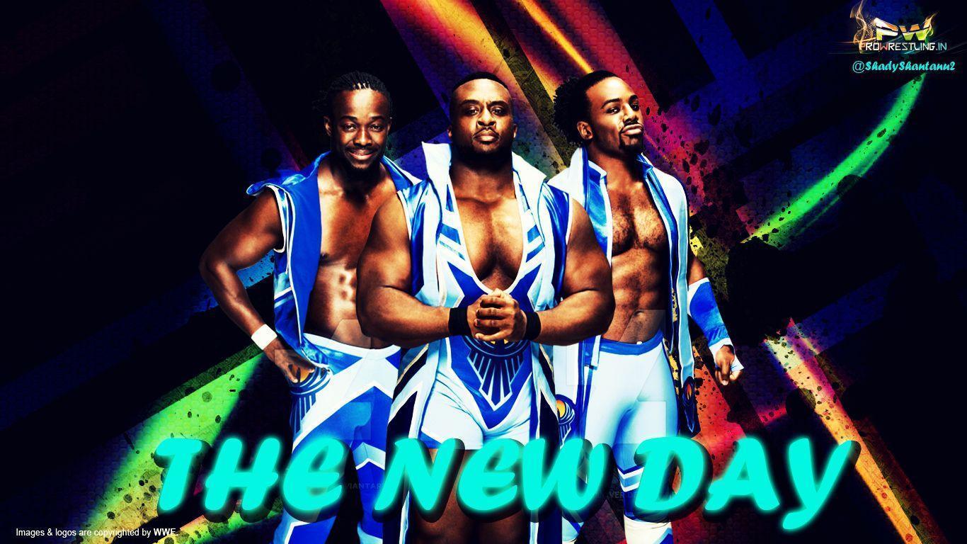 1366x768 WWE The New Day Wallpaper (1366x768 px, 0.15 Mb)
