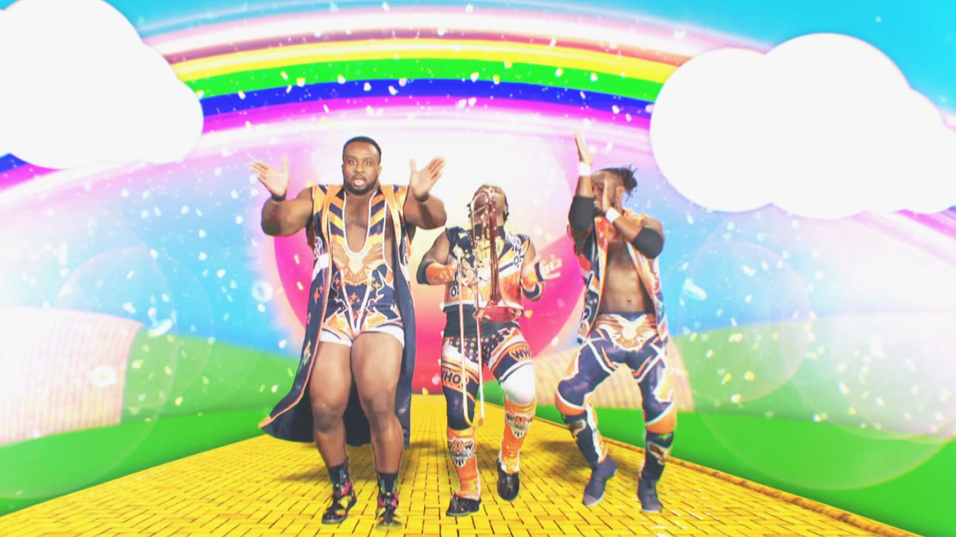 New day has. New Day WWE. Группировка новый день WWE. New Day WWE logo. New Day WWE обои.