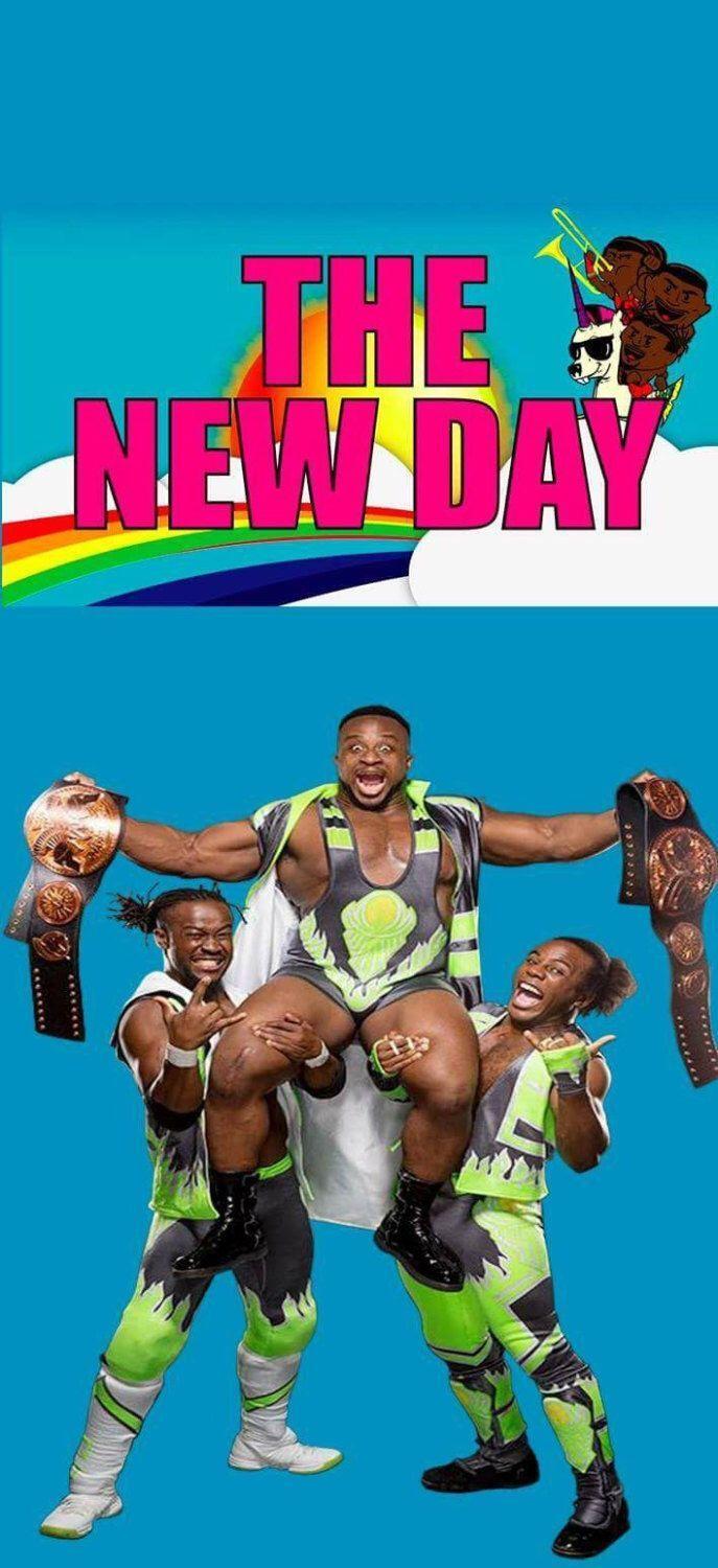 687x1500 WWE New Day Wallpaper