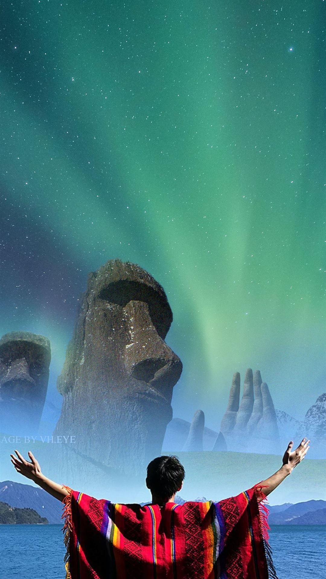 1080x1920 Best easter island iPhone 8 Wallpaper HD