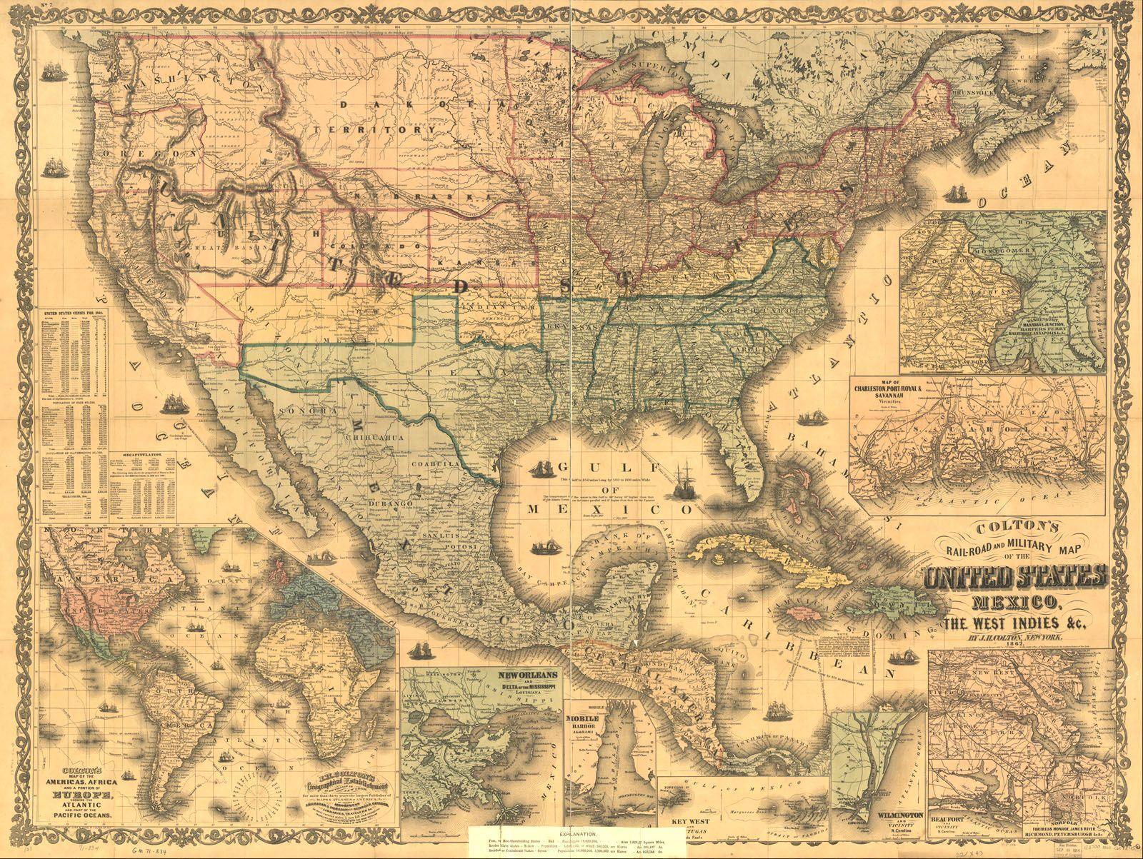 1600x1203 America Map Wallpaper