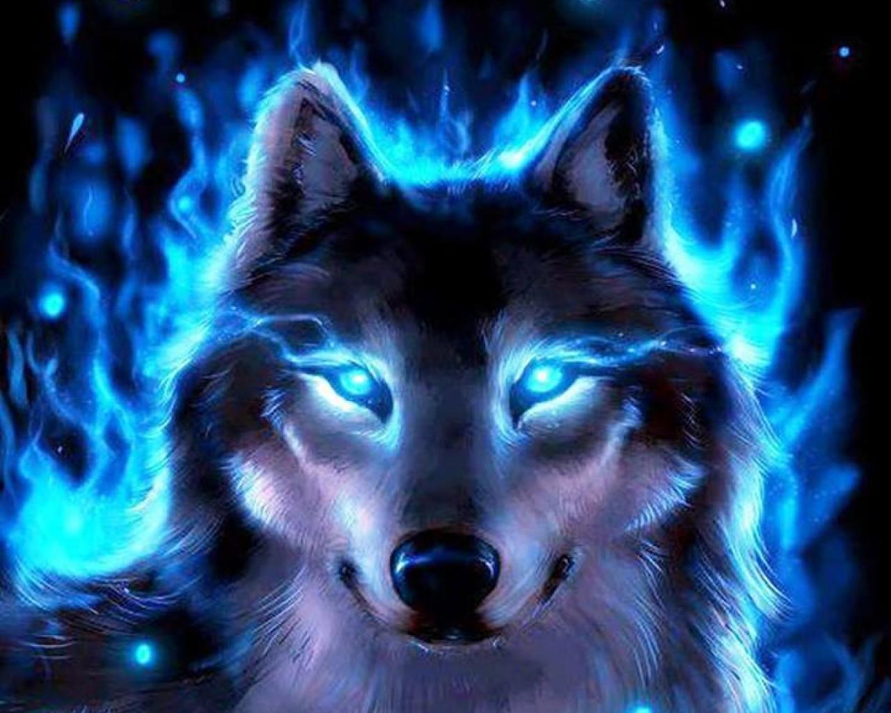1280x1024 Cool Picture of Wolves Wallpaper