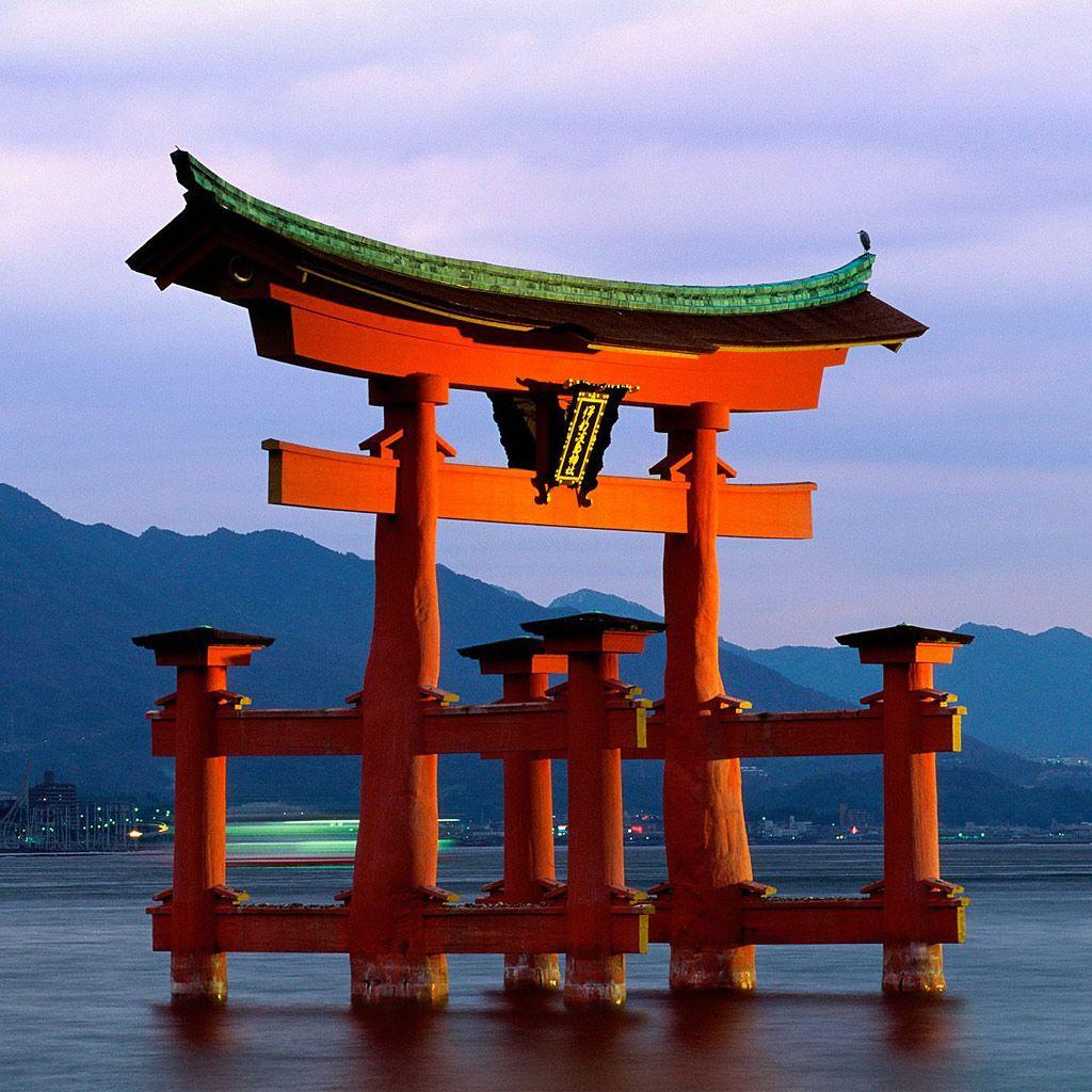 1024x1024 Landmarks Torii Grand Gate Of Itsukushima Shinto Shrine